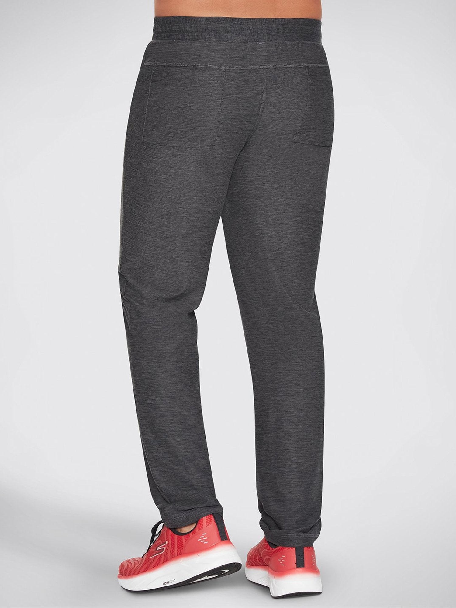 Skechers Black Regular Fit Sports Trackpants