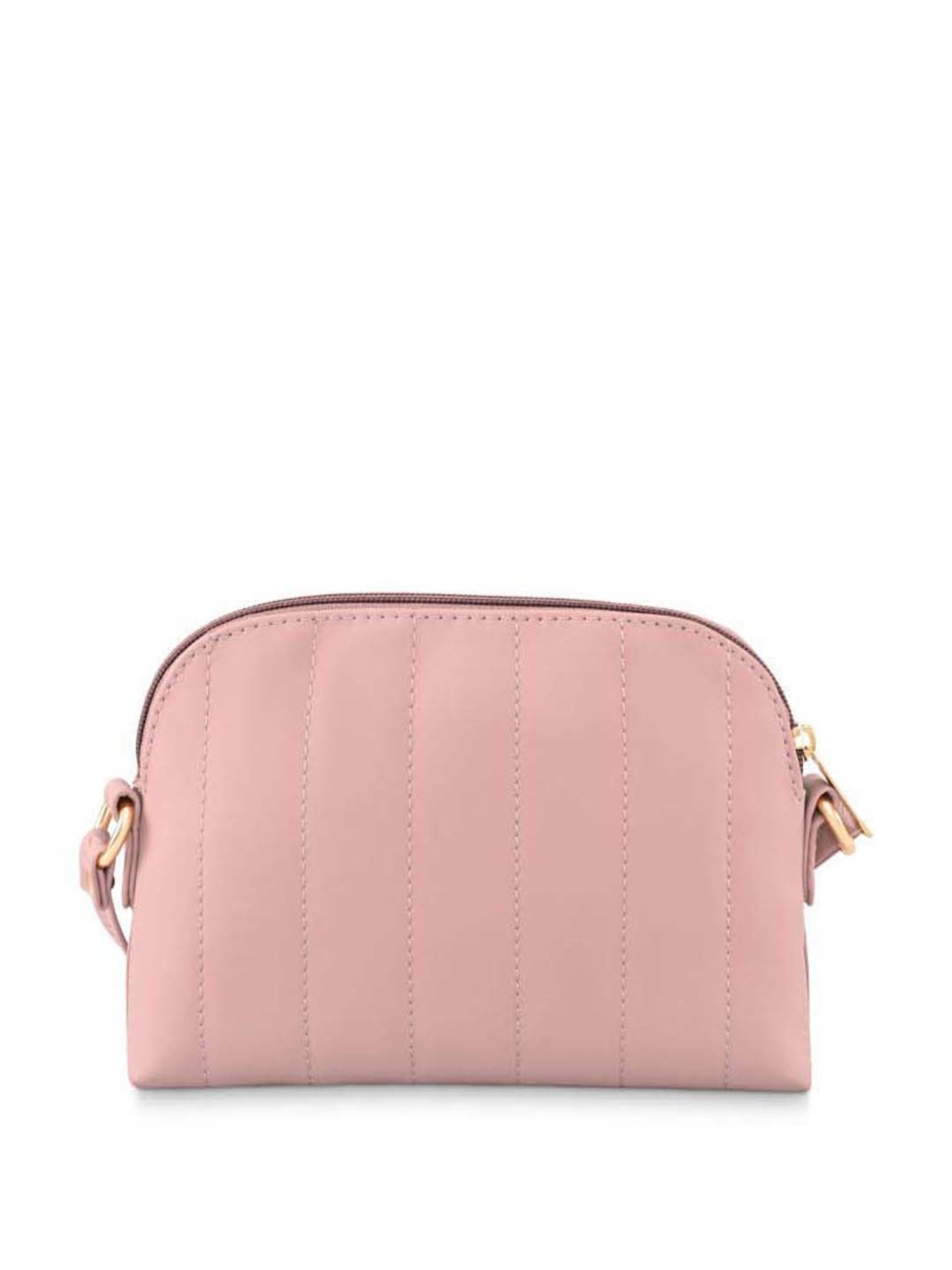 MCM Portuna Medium Visetos Powder Pink Coated Canvas Flat Pouch Crossbody  Bag | eBay