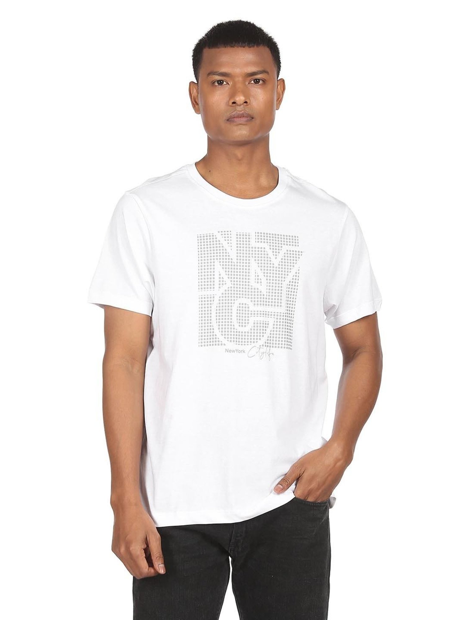 New York Yankees Logo White T-Shirt