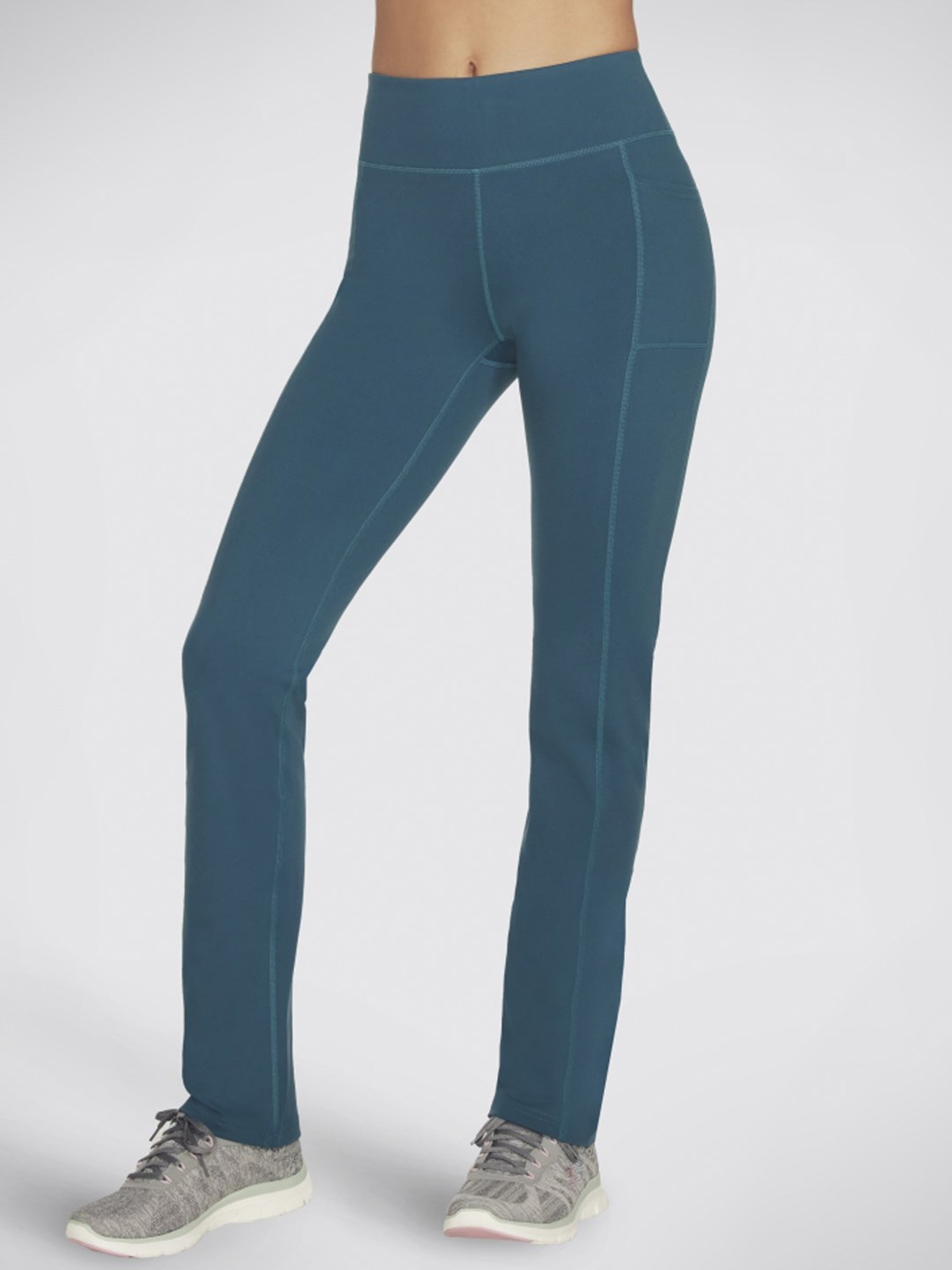 Buy Skechers Teal Green High Rise Track Pants for Women Online @ Tata CLiQ