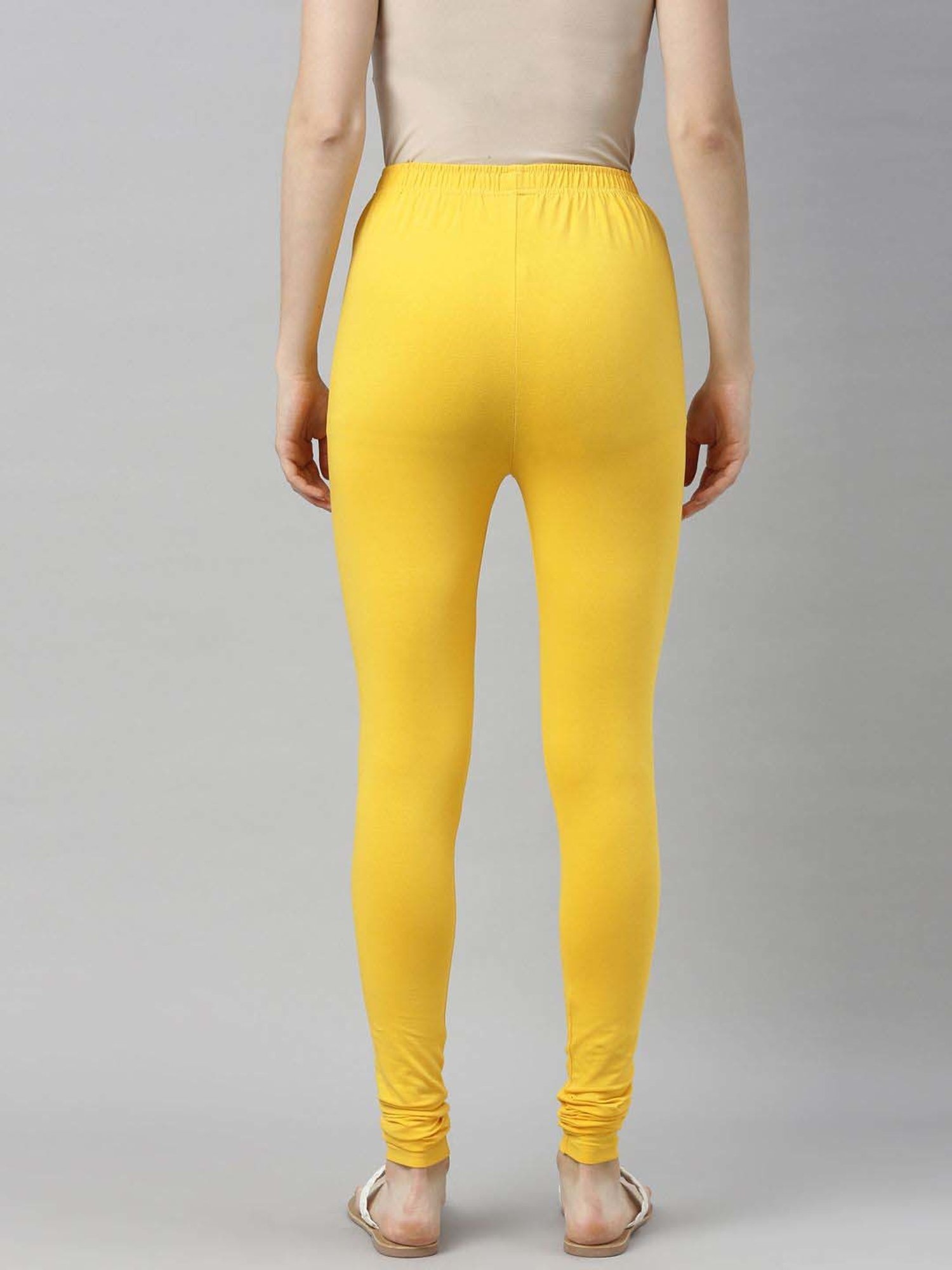 Buy Elleven Yellow Leggings for Women's Online @ Tata CLiQ