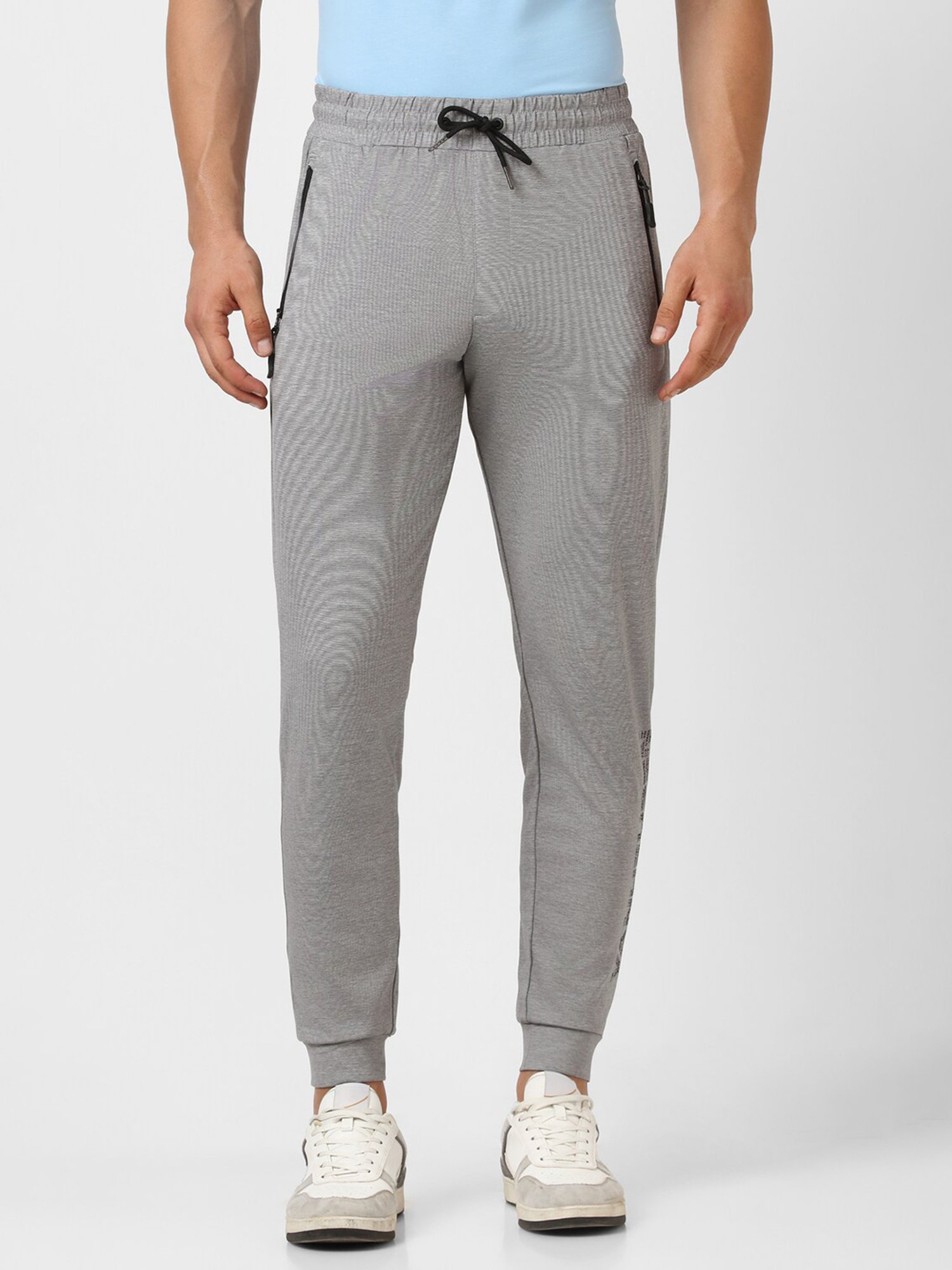 Buy Van Heusen Grey Slim Fit Joggers for Men's Online @ Tata CLiQ