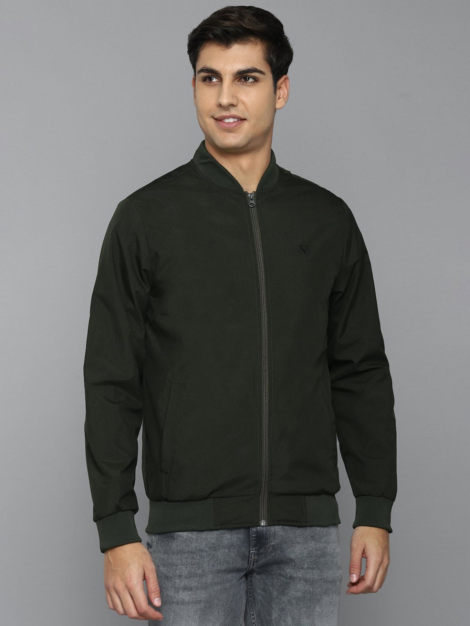 Buy Allen Solly Grey Cotton Regular Fit Quilted Jackets for Mens Online @  Tata CLiQ