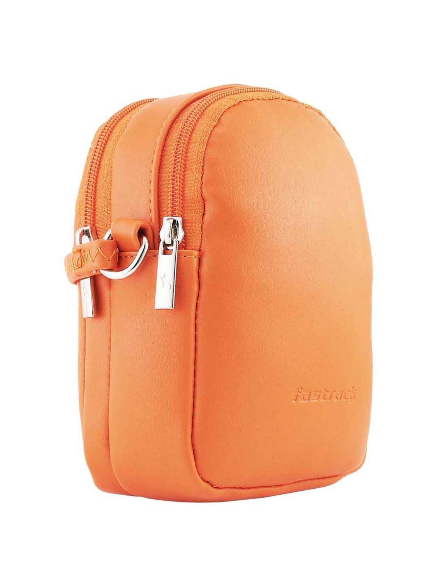 Neon Orange Corduroy Baguette Bag | SHEIN USA