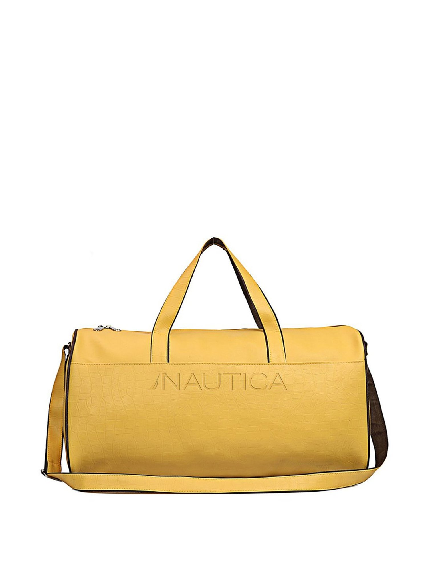Buy Nautica Yellow Medium Duffle Bag Online At Best Price Tata CLiQ