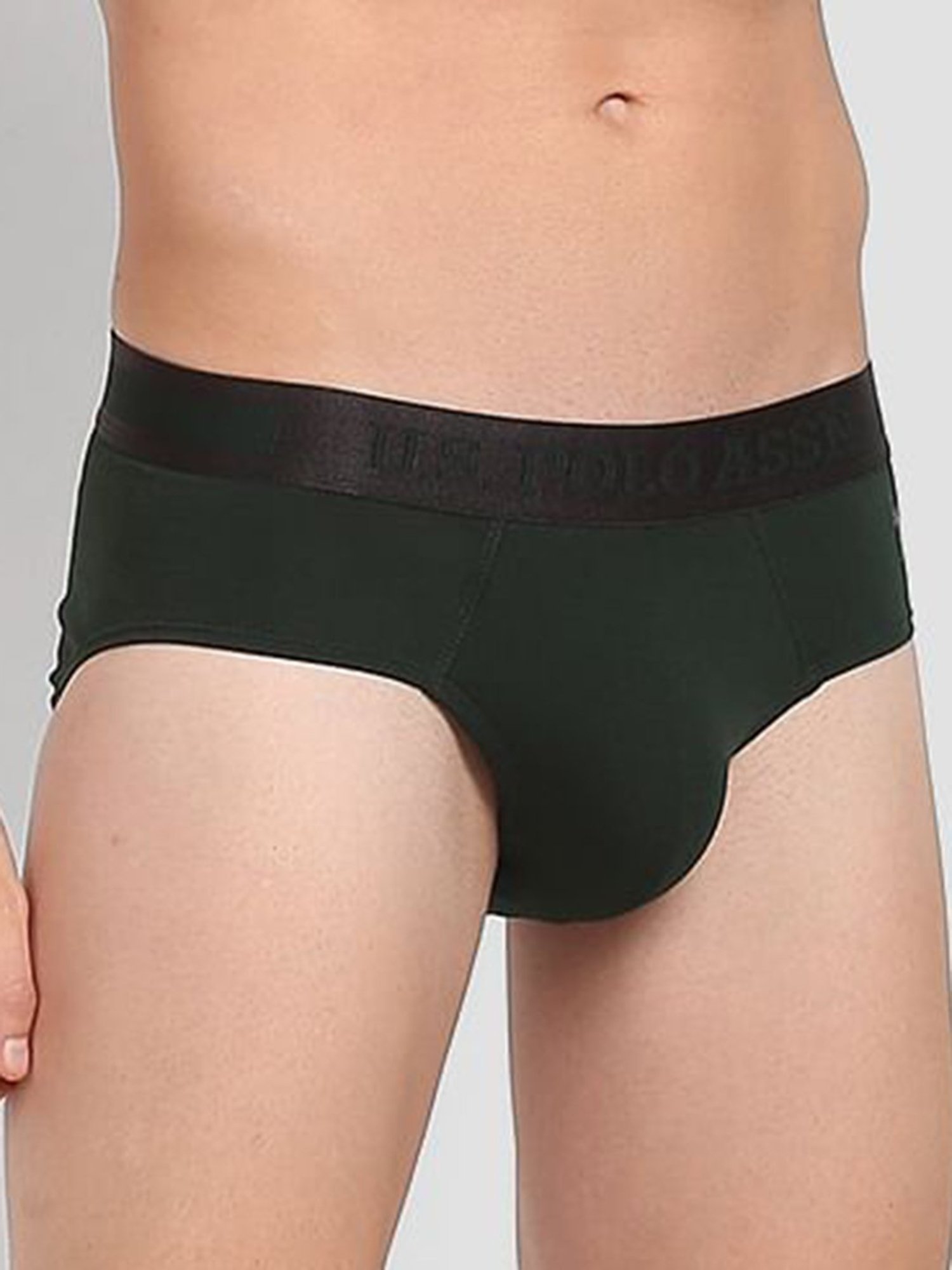 Buy Green Briefs for Men by U.S. Polo Assn. Online