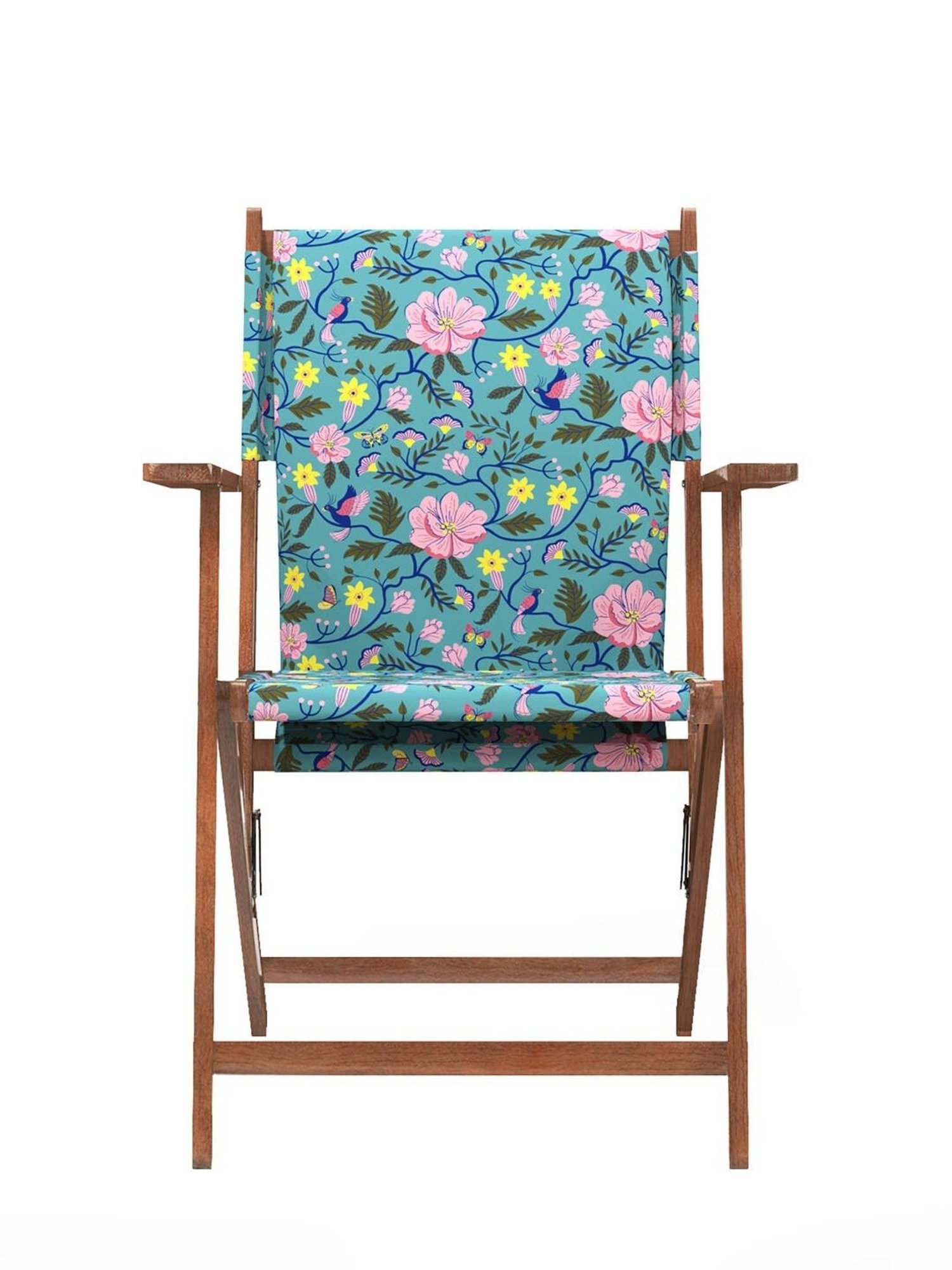 Floral folding online chair