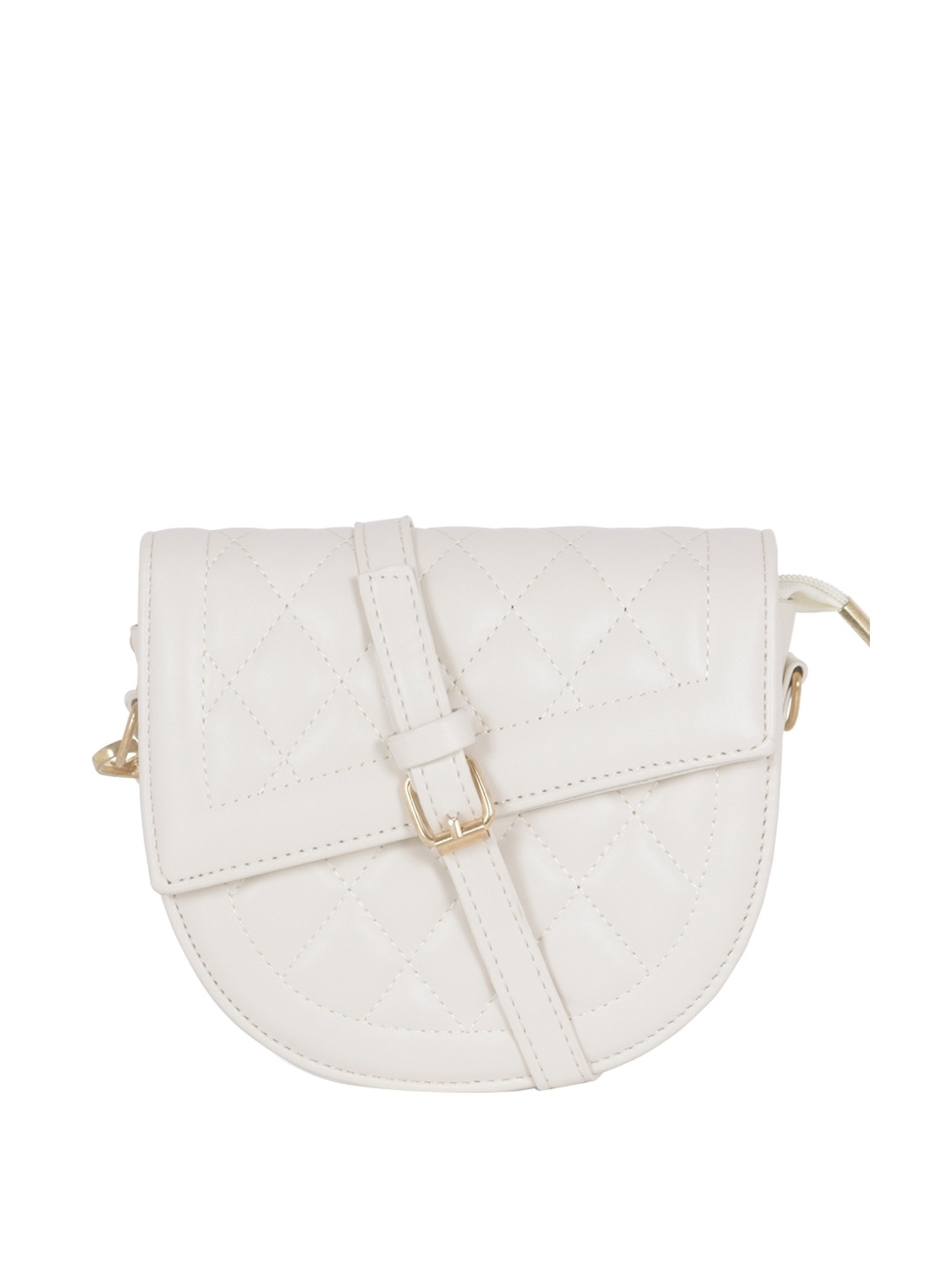 London Rag PU Sling Bag With Quilted
