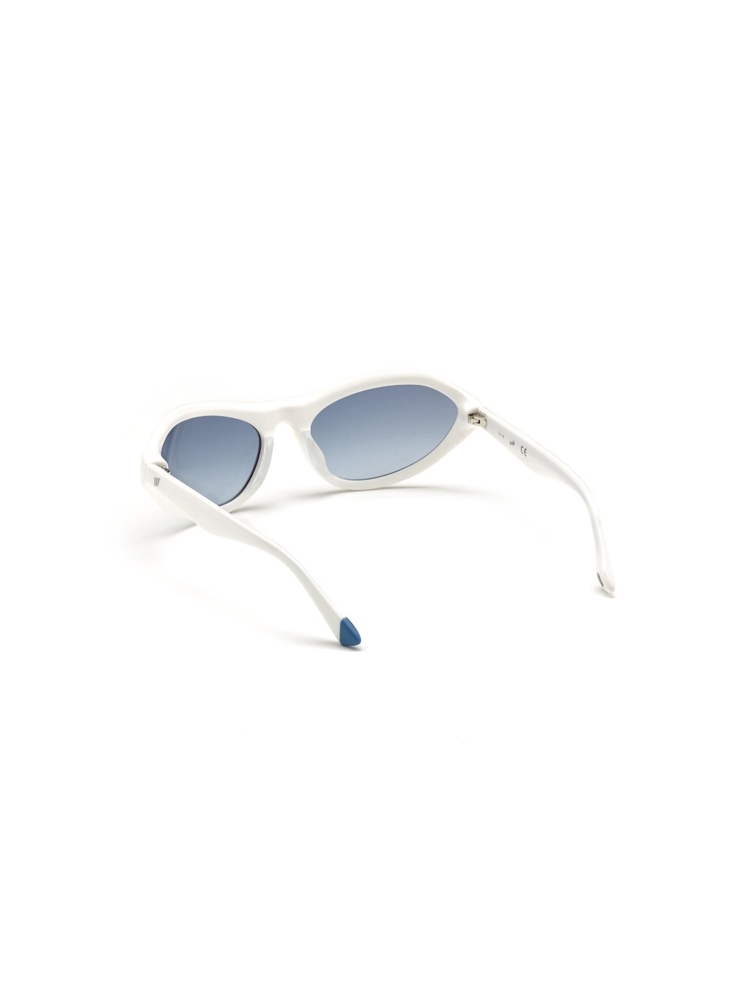 WEB EYEWEAR Blue Oversize Irregular Sunglasses for Women