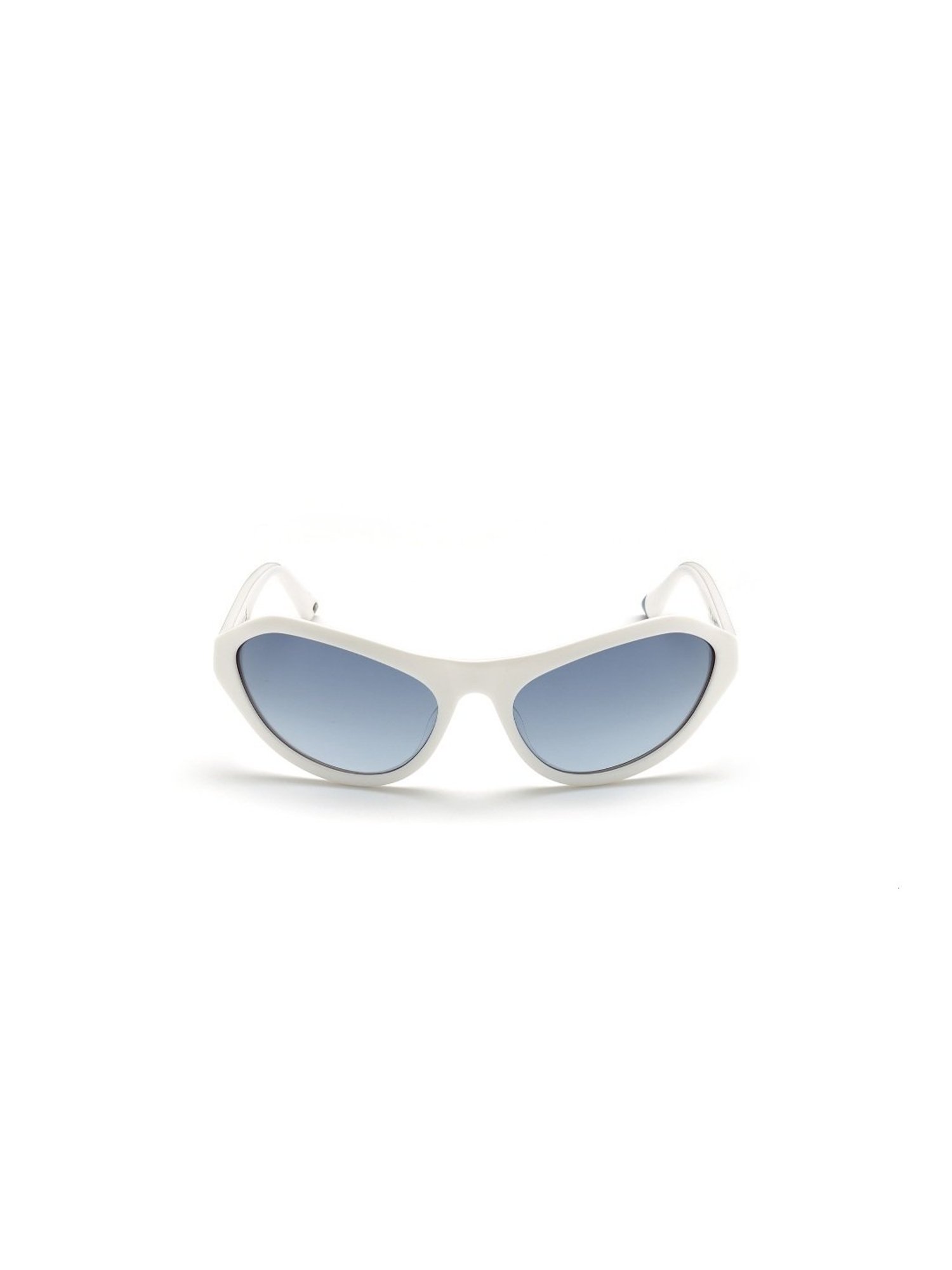 WEB EYEWEAR Blue Oversize Irregular Sunglasses for Women