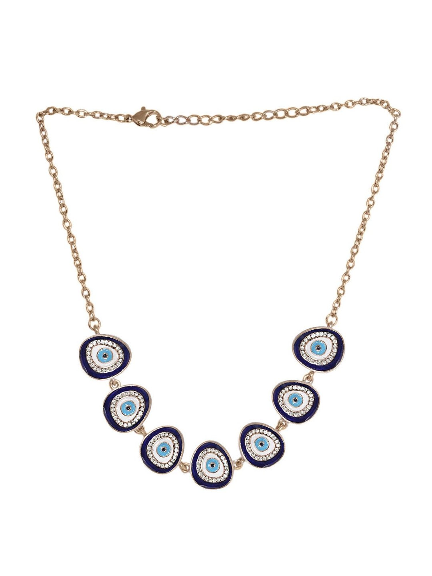 Royatto® Evil Eye Medallion PendantMesmerizing Duck Paddle Necklace Chain:  Unlock Your Playful Side