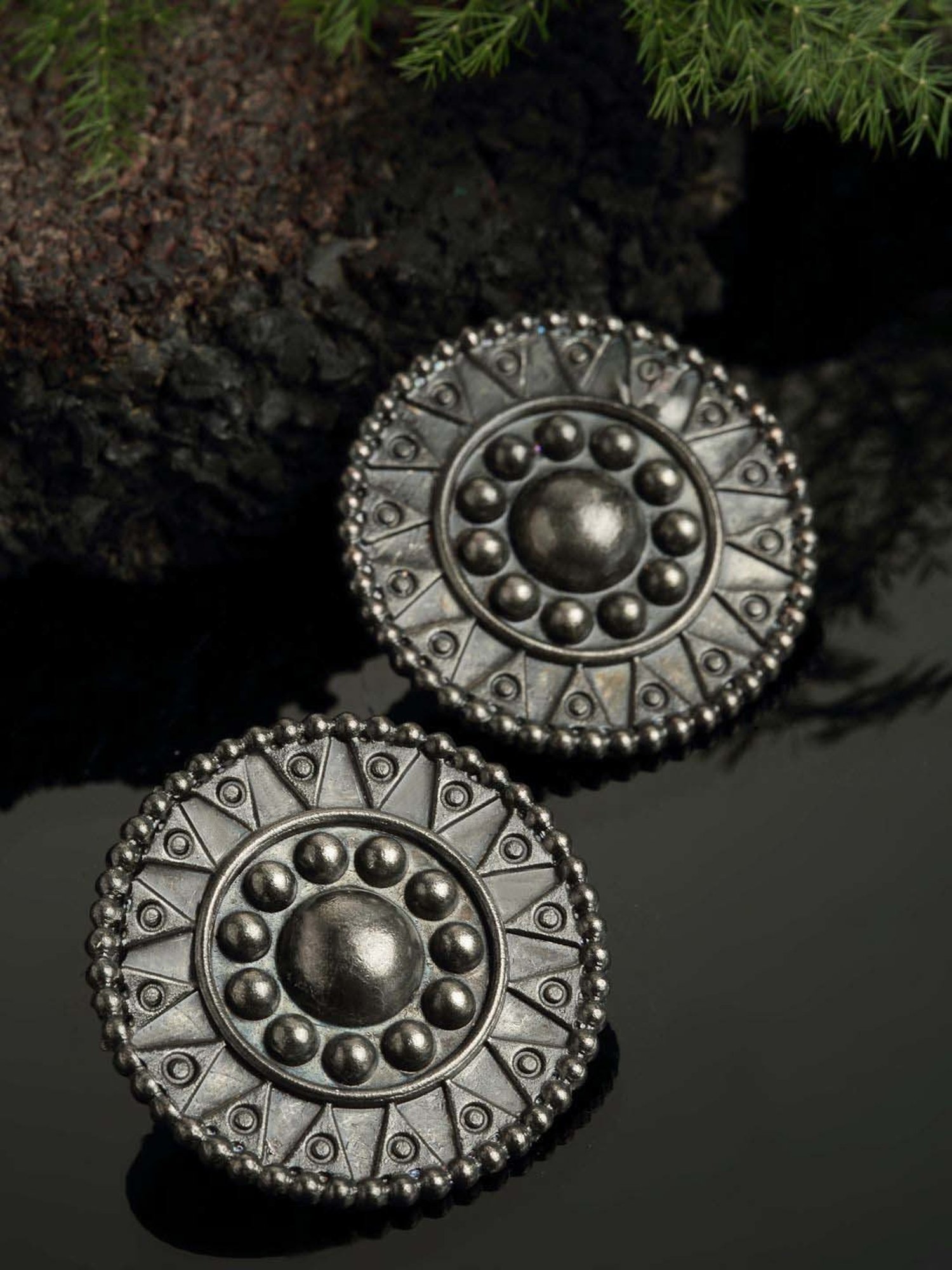 Oxidized studs on sale