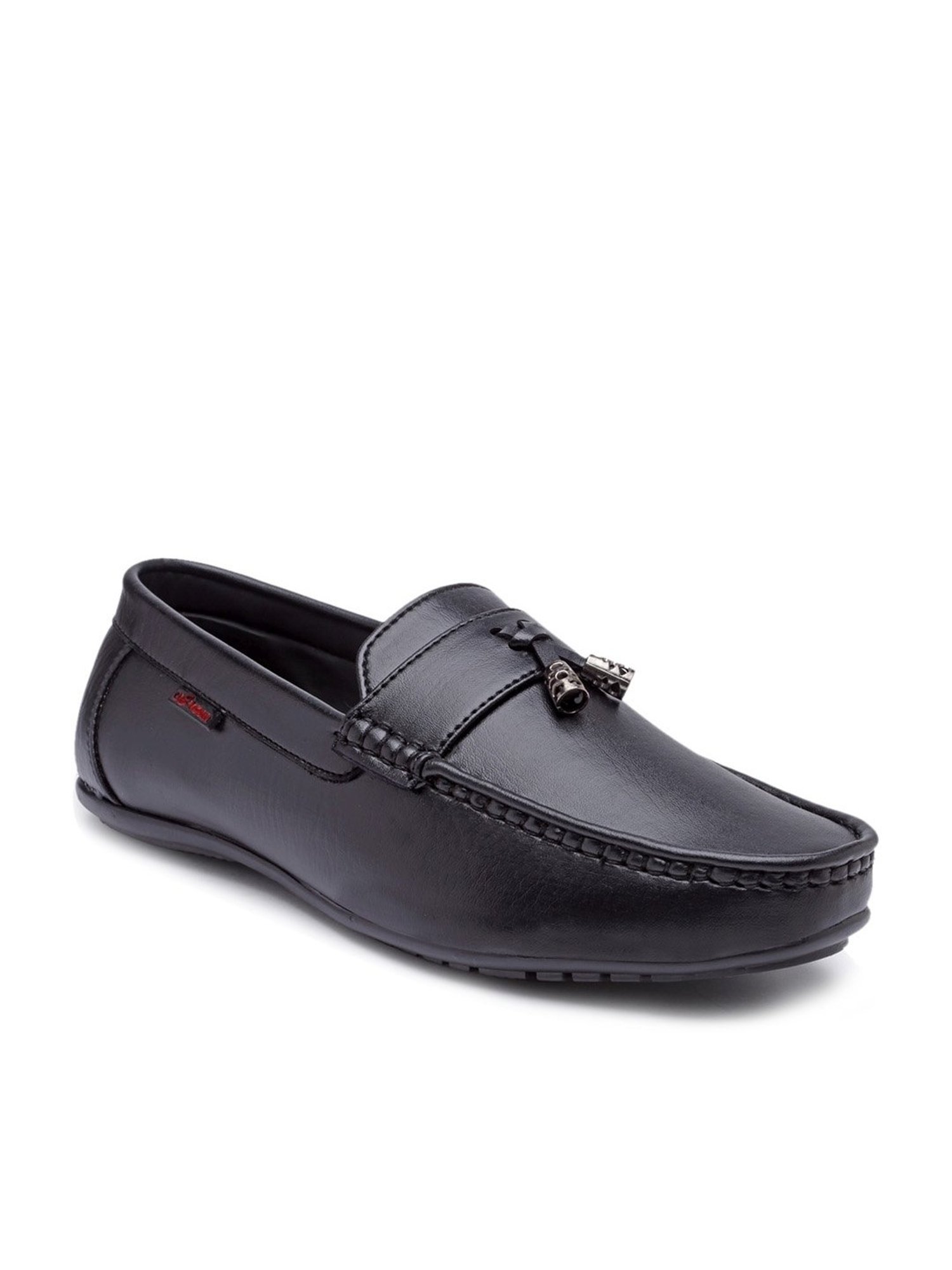 Black mens outlet moccasin slippers