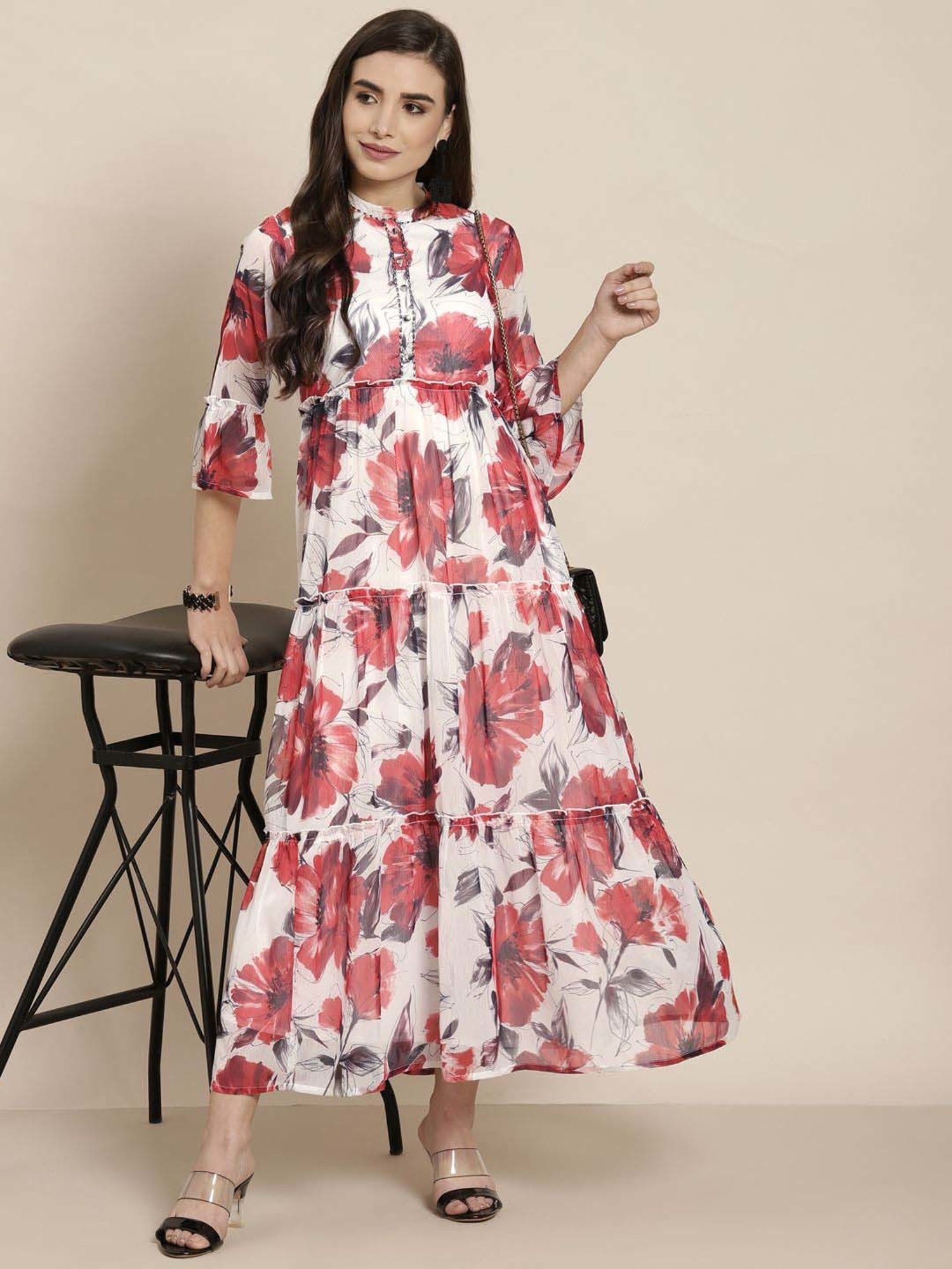 ワンピース Formentera Pleated Bicolor Dress M Formentera Pleated Bicolor Dress