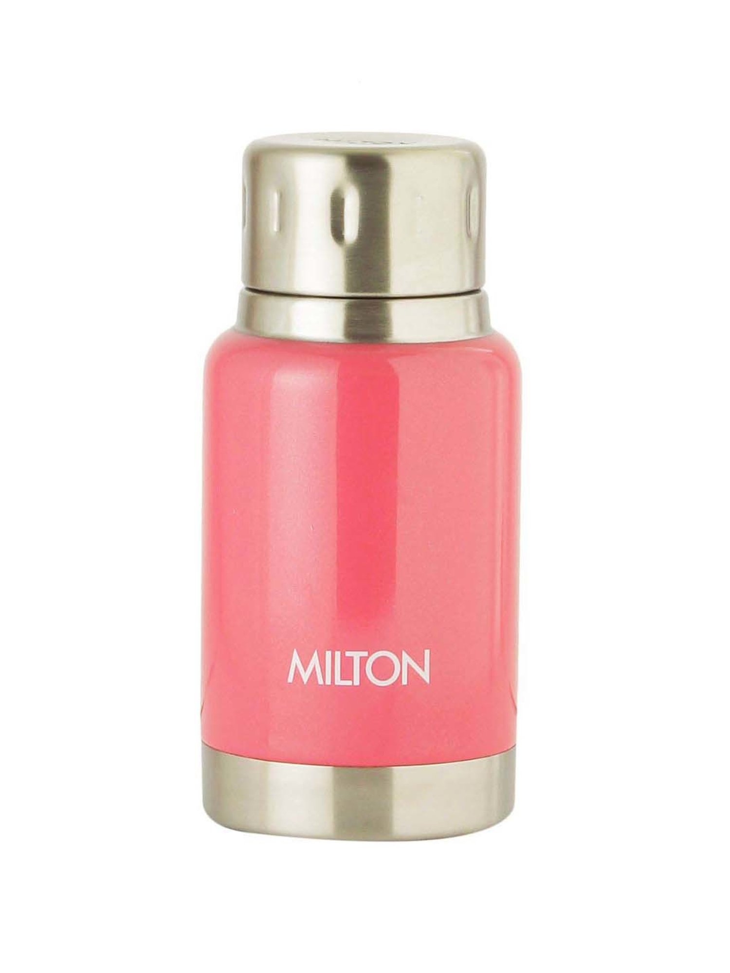 Milton Pink Stainless Steel Elfin 160 Thermosteel Hot Cold Water Bottle  L)