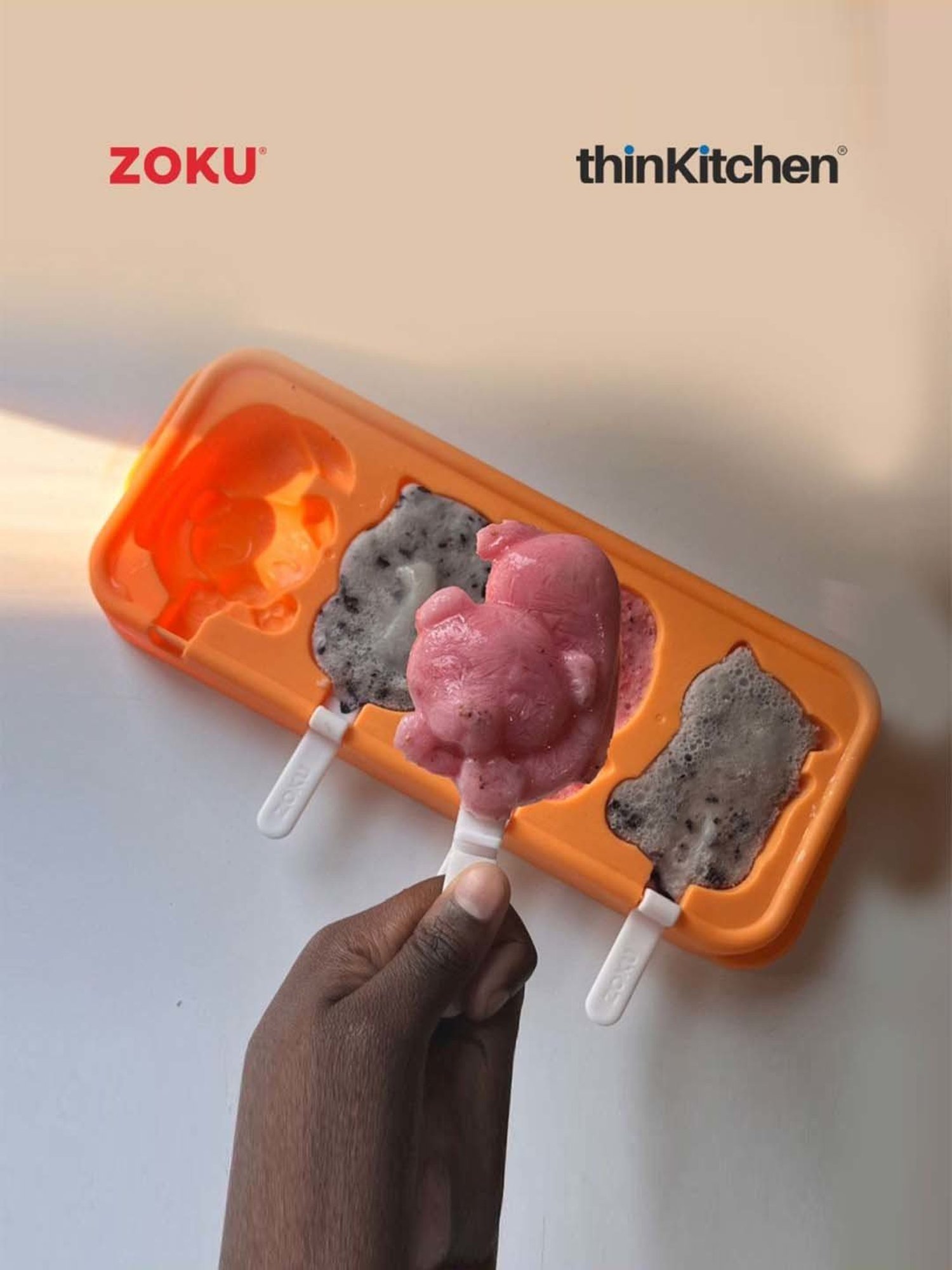 Zoku Kitty Ice Pop Mold - Set of 2 - ZOKU