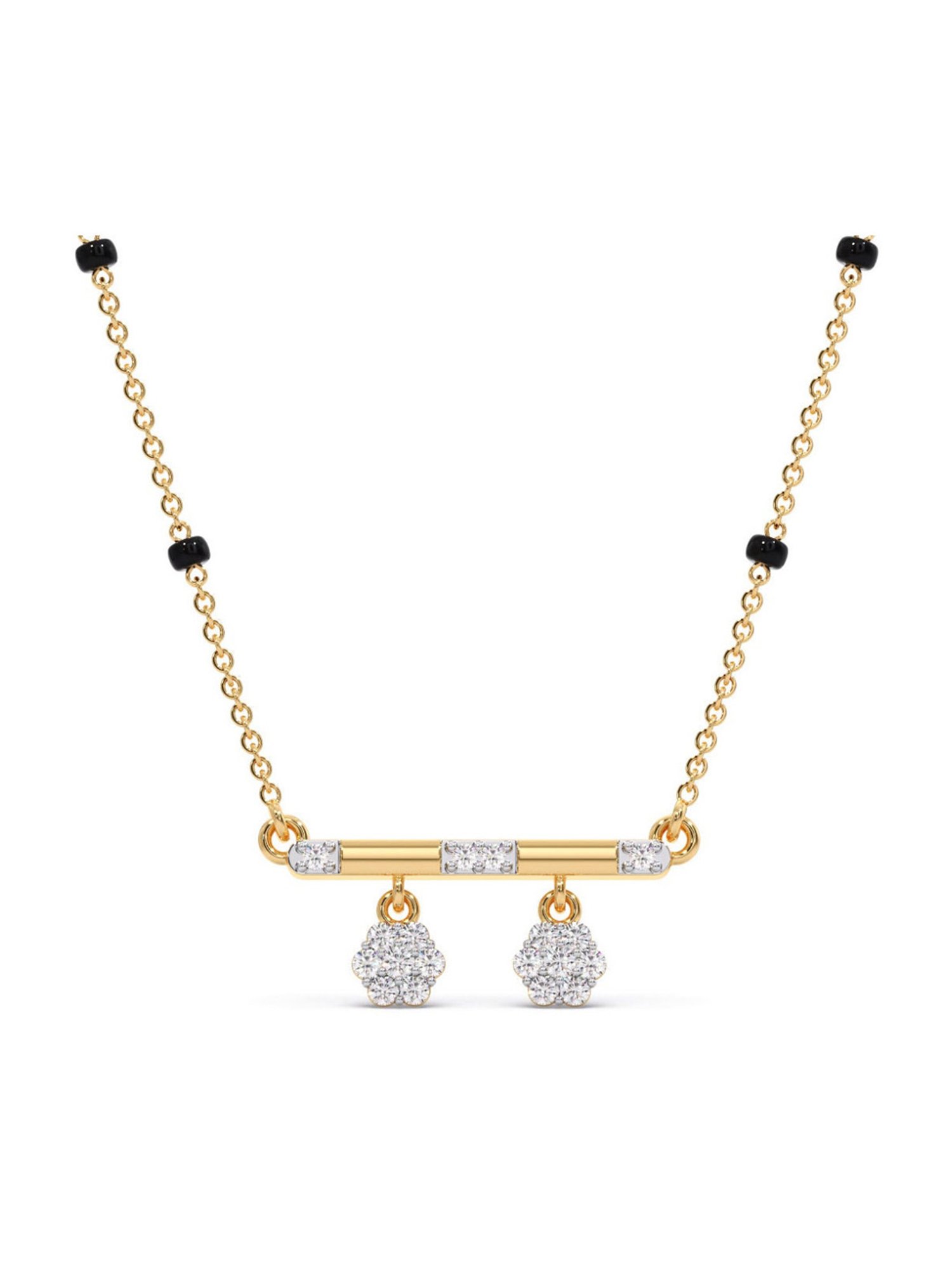 Diamond mangalsutra deals kalyan jewellers