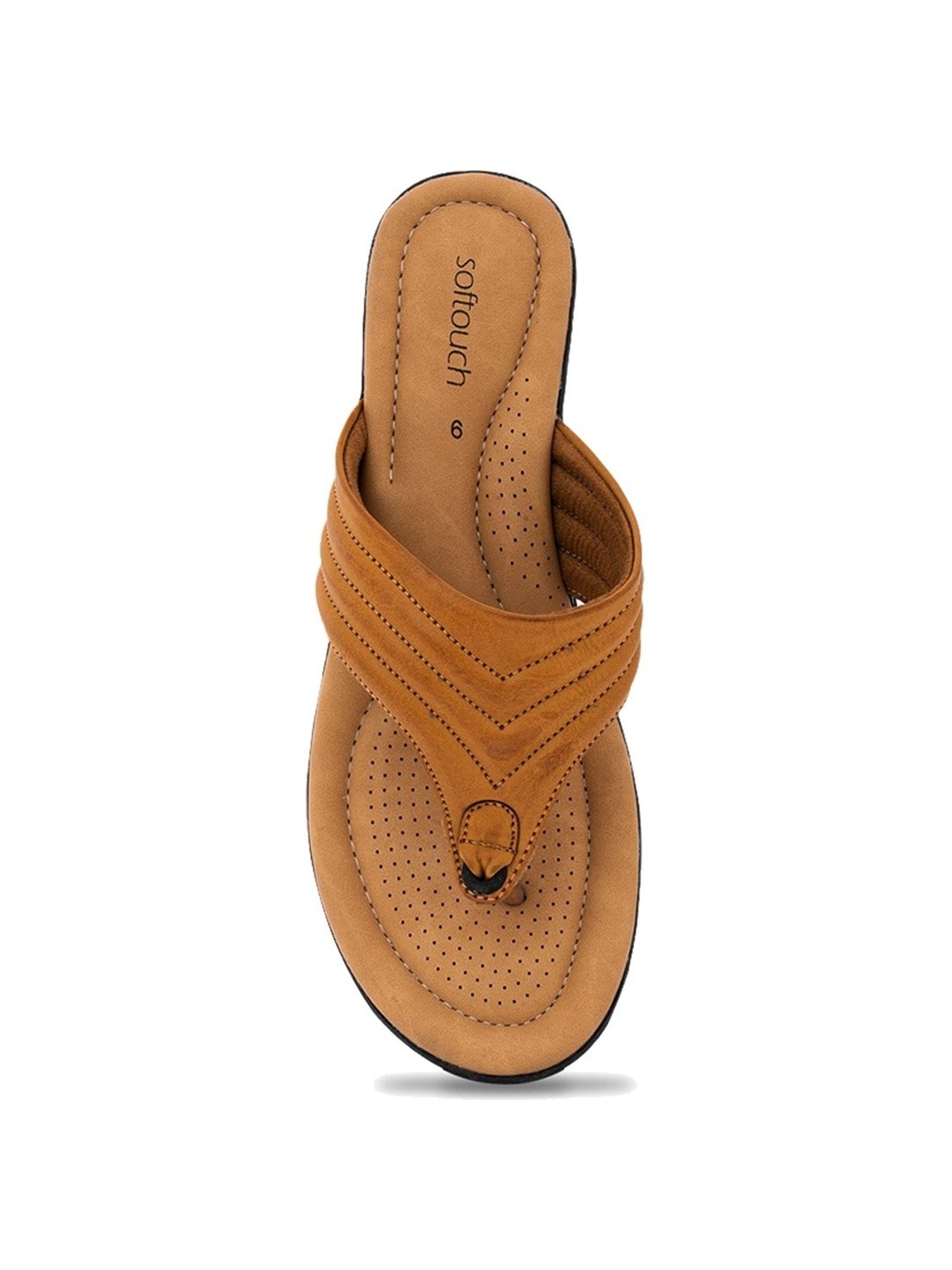 Khadim's Softouch Brown Fisherman Sandal for Men : Amazon.in: Fashion