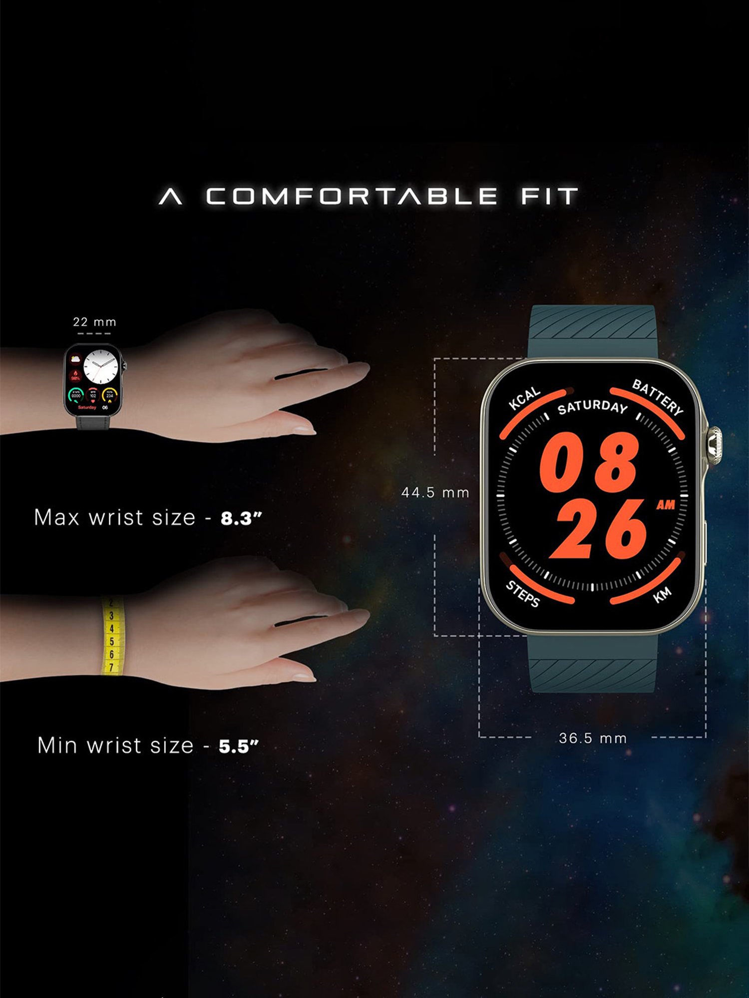 Noise ColorFit Ultra 3 BT Calling Smartwatch with Biggest 1.96