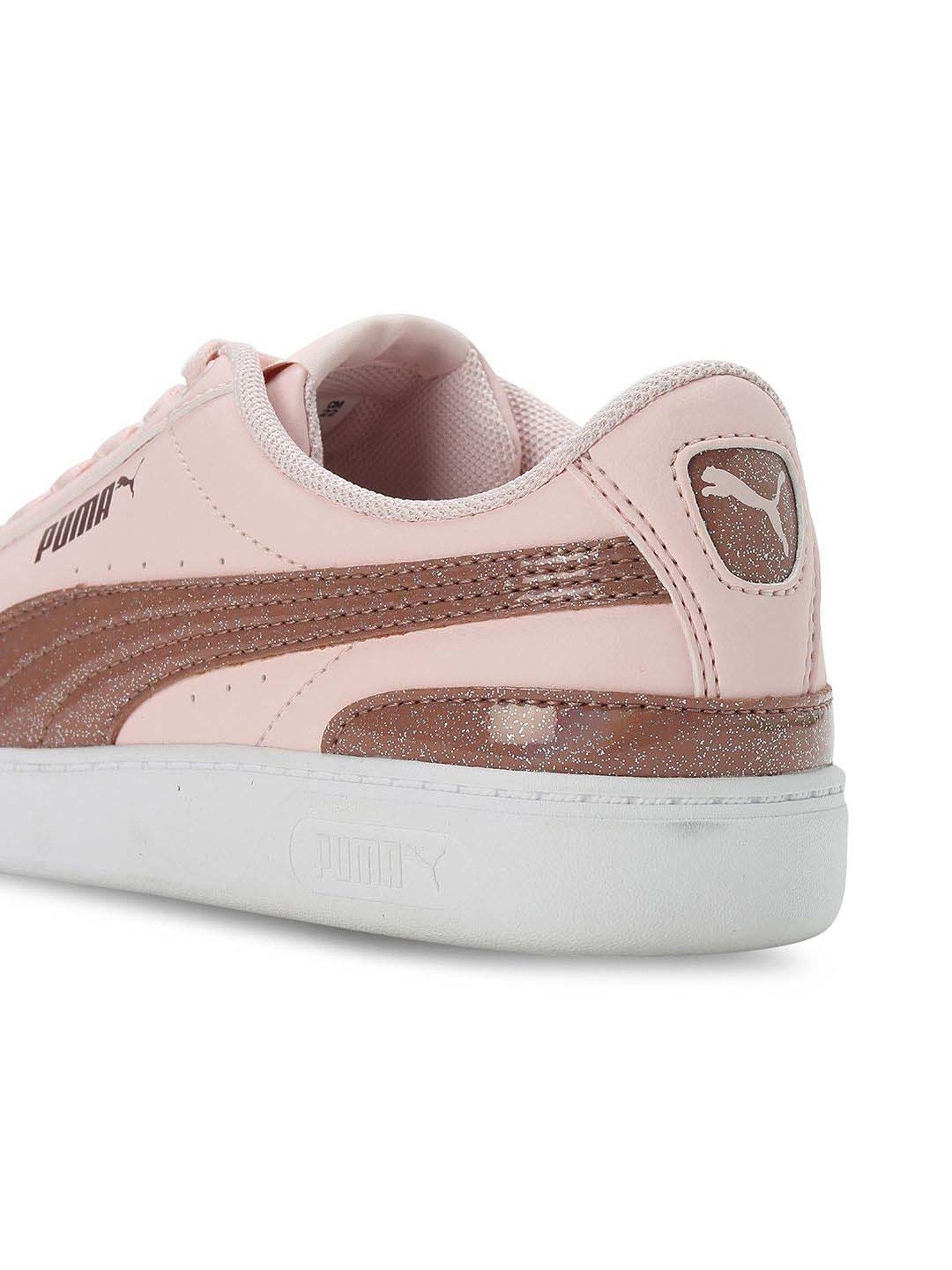 Puma Kids Rose Dust Pink & White Running Shoes