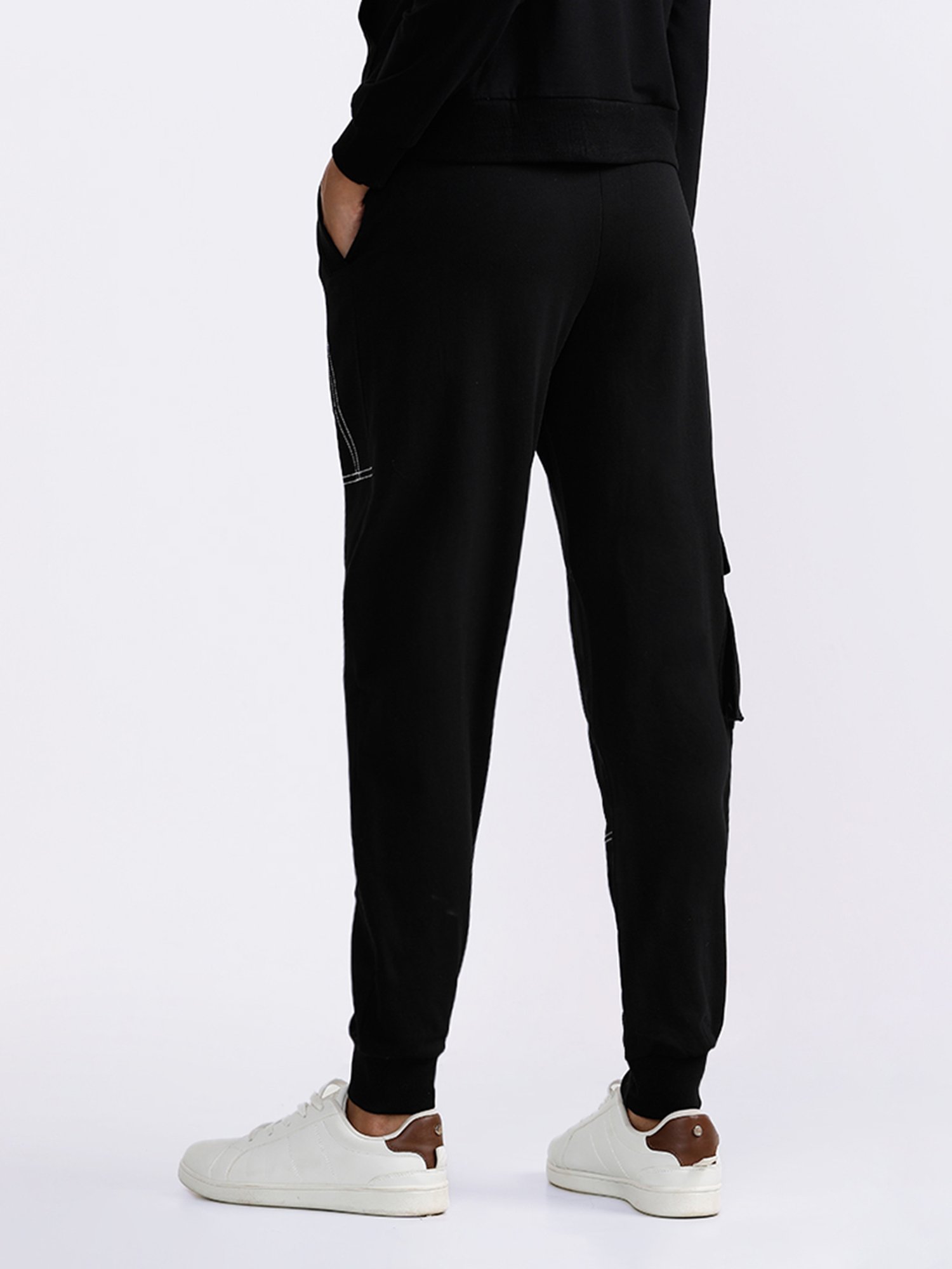 Buy Black Joggers for Women Online in India - Westside