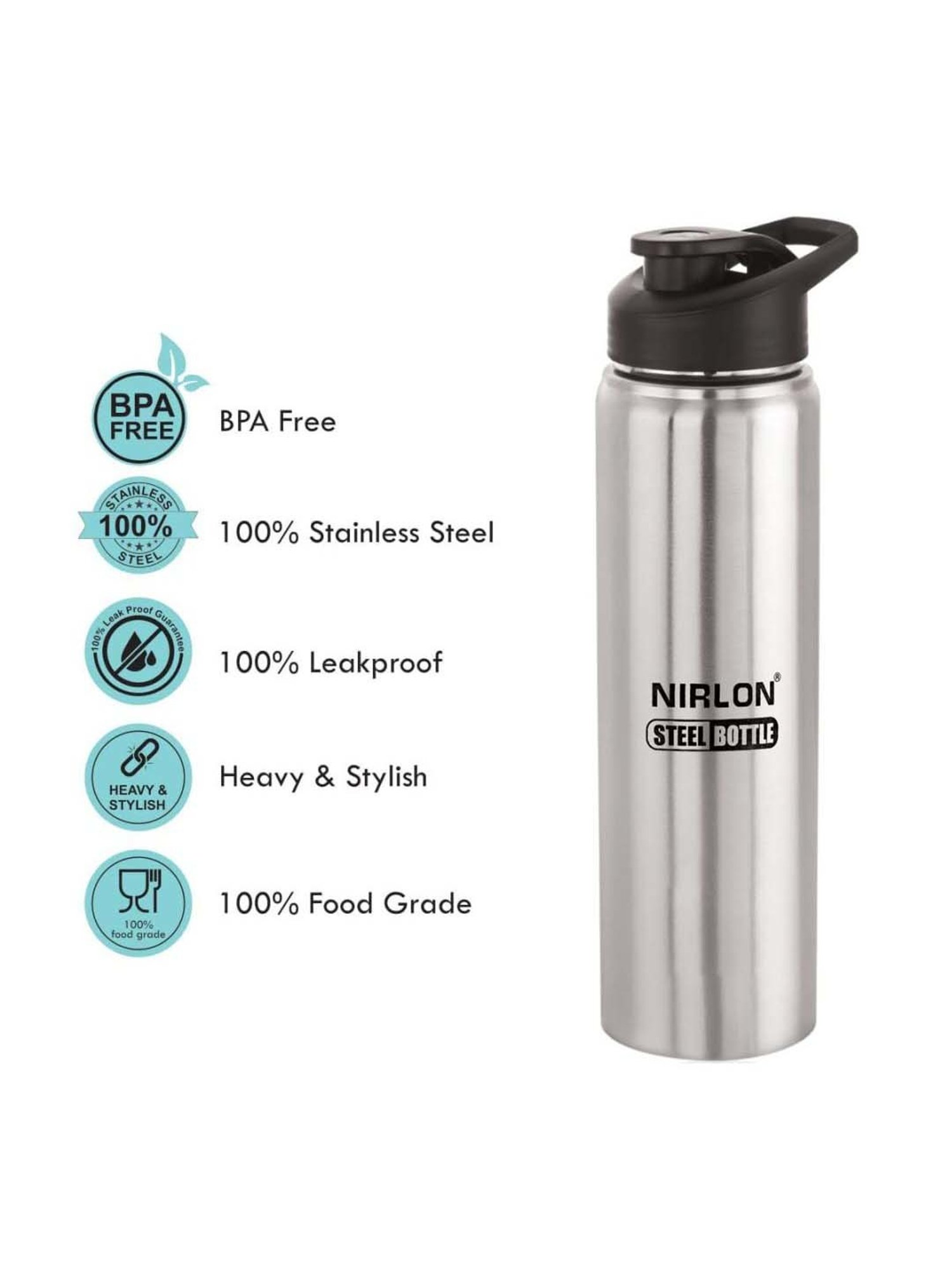 Up To 61% Off on Flat Water Bottle Flask Silic