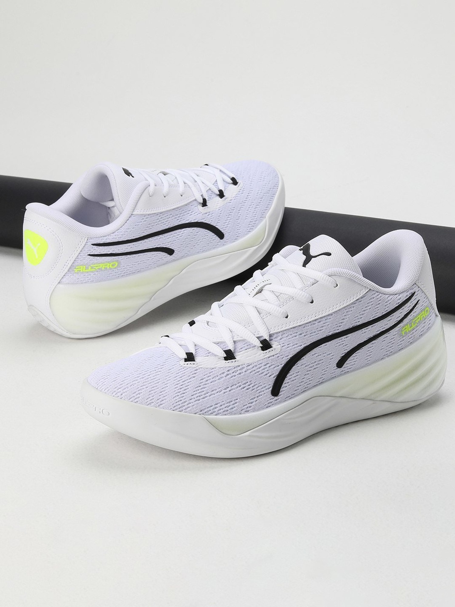 Buy Puma Men's All Pro NITRO White Basketball Shoes for Men at