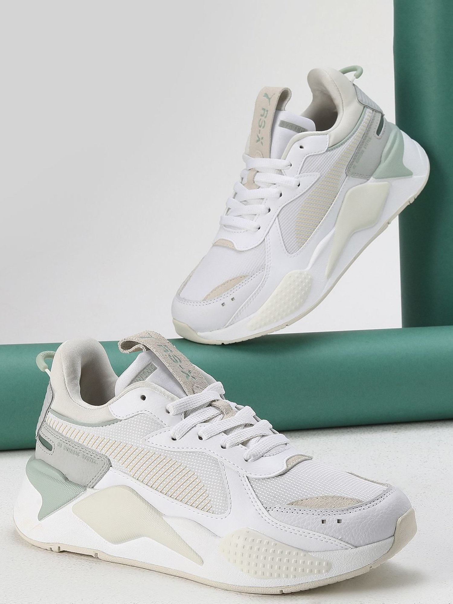 Buy Puma Women s RS X Soft Off White Sneakers for Women at Best