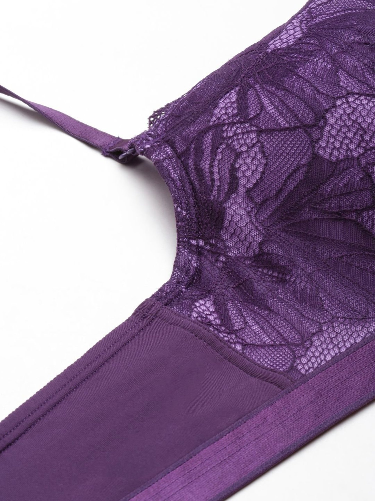 Enamor seamless plunge push-up bra online--Prism Violet