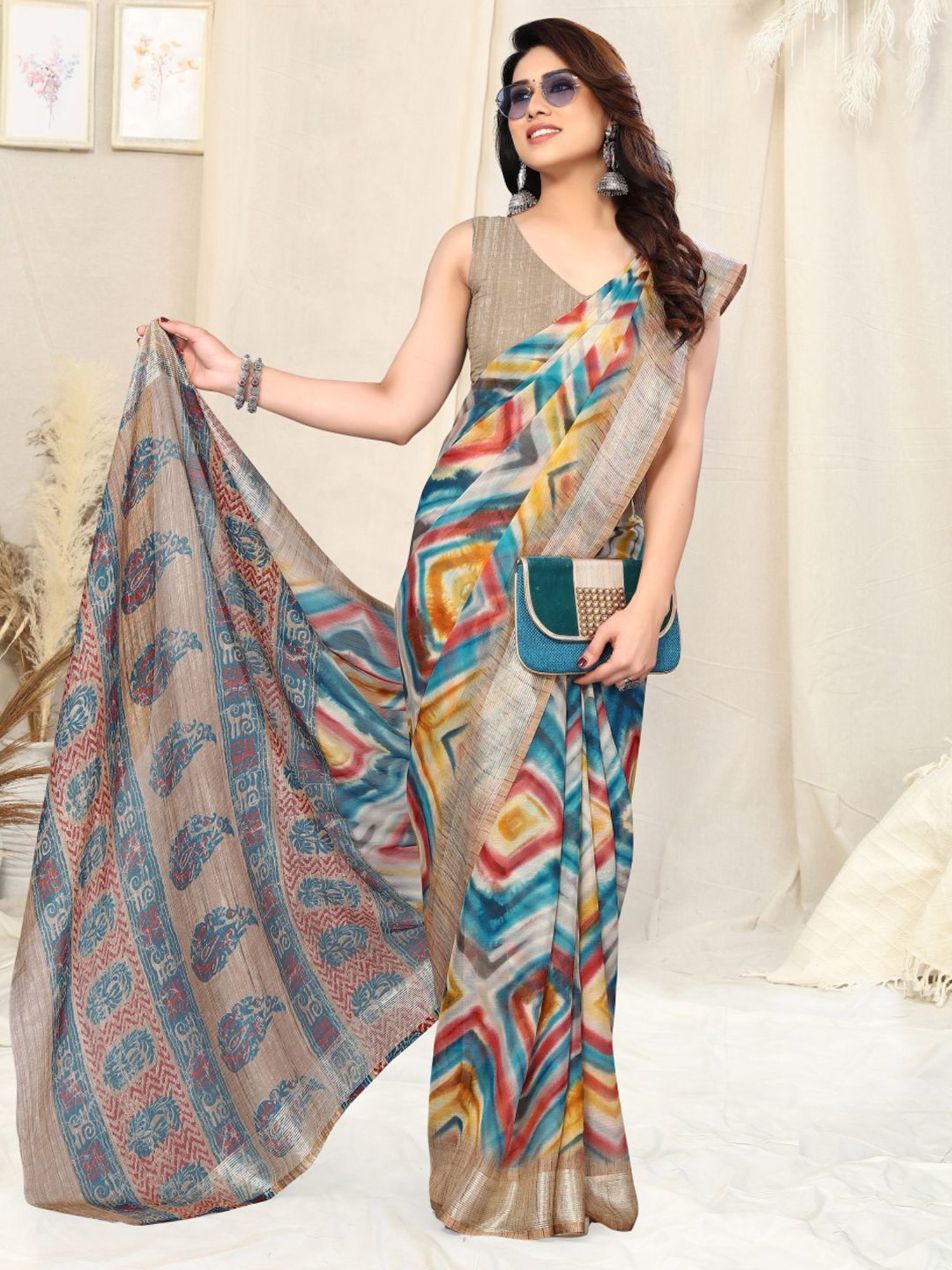 Craftsvilla - Rs.899. Click here to buy: http://www.craftsvilla .com/catalog/product/view/id/1864359/s/red-printed-designer -stylish-partywear-saree-online-shopping-for-designer-sarees-by-sourbh- sarees/ | Facebook