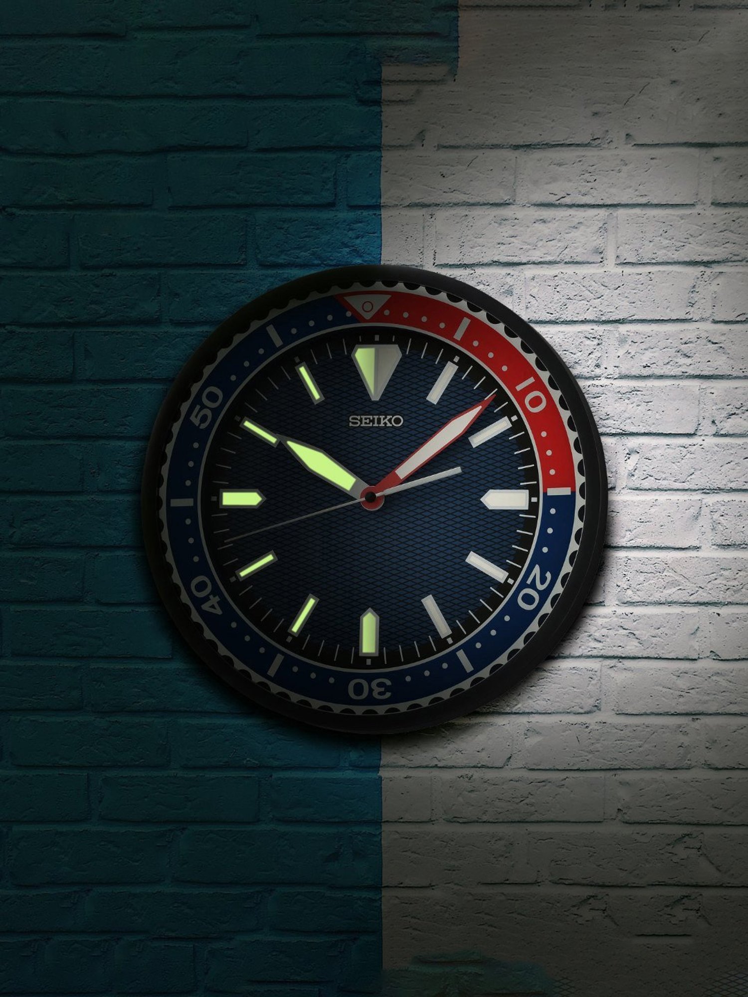 Seiko skx wall on sale clock