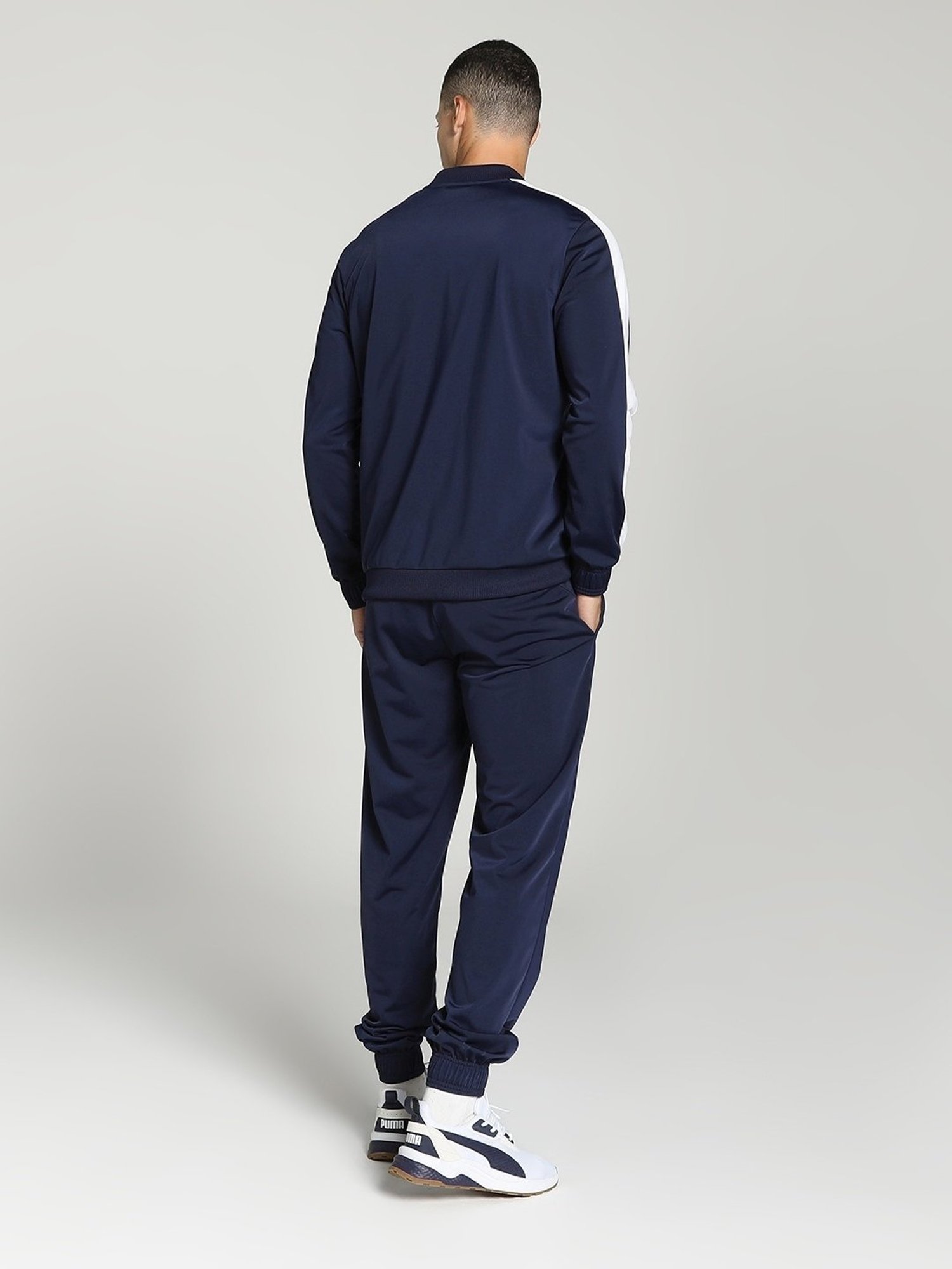 Dark blue puma on sale tracksuit