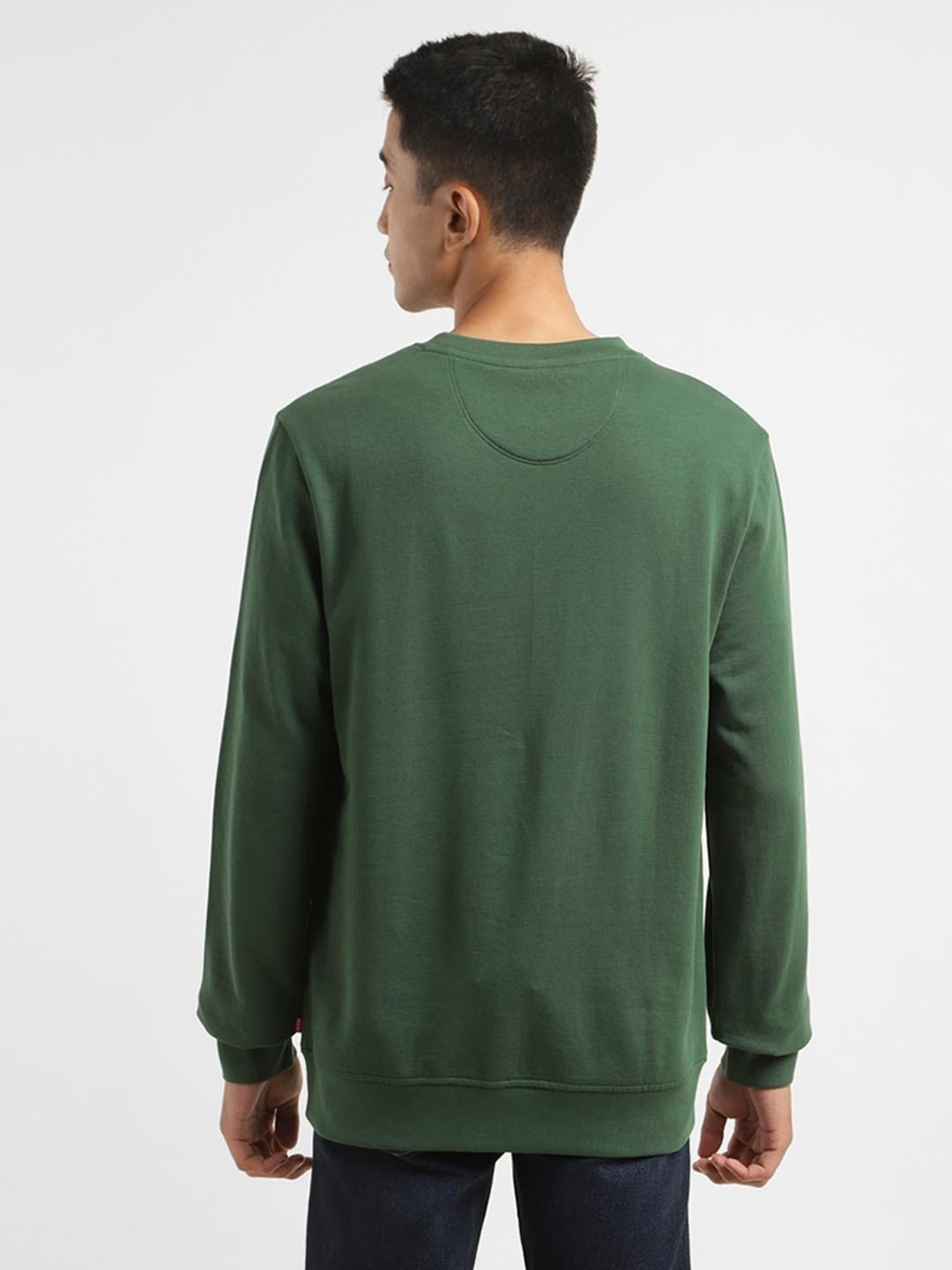 Buy Levi's Green Cotton Regular Fit Printed Sweatshirt for Mens Online @  Tata CLiQ