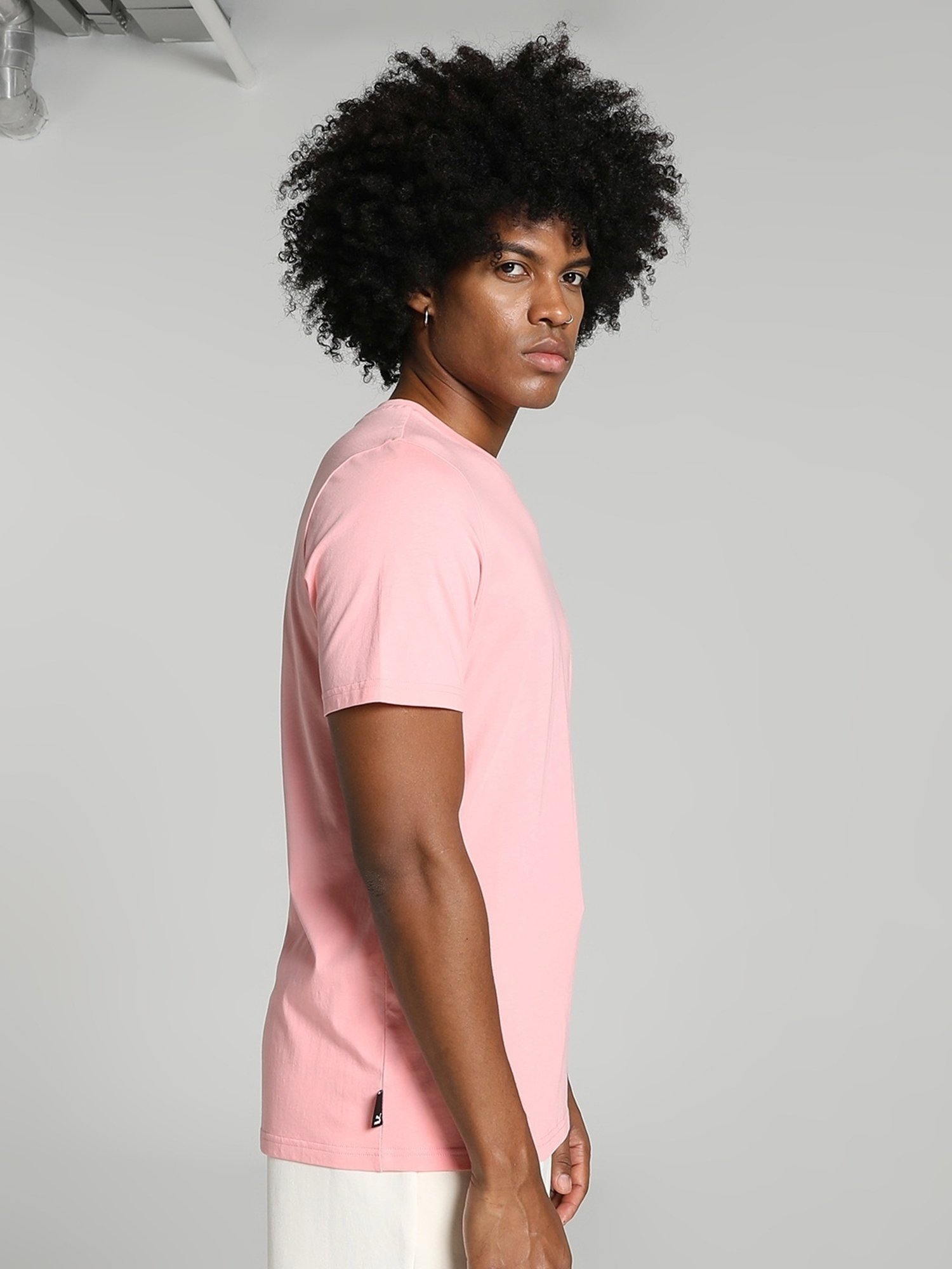 ★ PUMA★ Dare to Short Sleeve Tee Peach Smoothie 63324918 Puma Peach Smoothie Cotton Regular Fit Printed T-Shirt