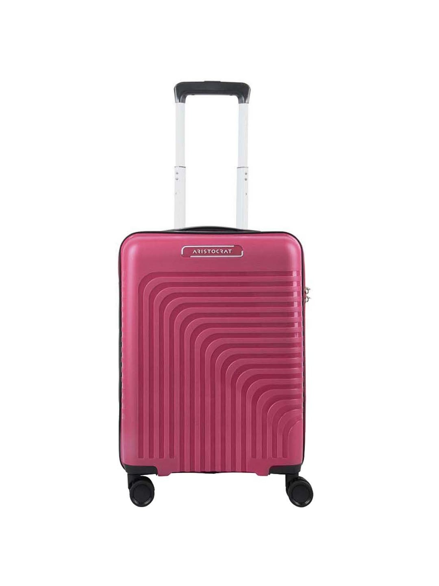 ARISTOCRAT Airstop Cabin Luggage- 63Cm, Blue, Hardcase, 4 Wheels,7 Year  Warranty Check-in Suitcase 4 Wheels - 25 Inch ELANZA BLUE - Price in India  | Flipkart.com
