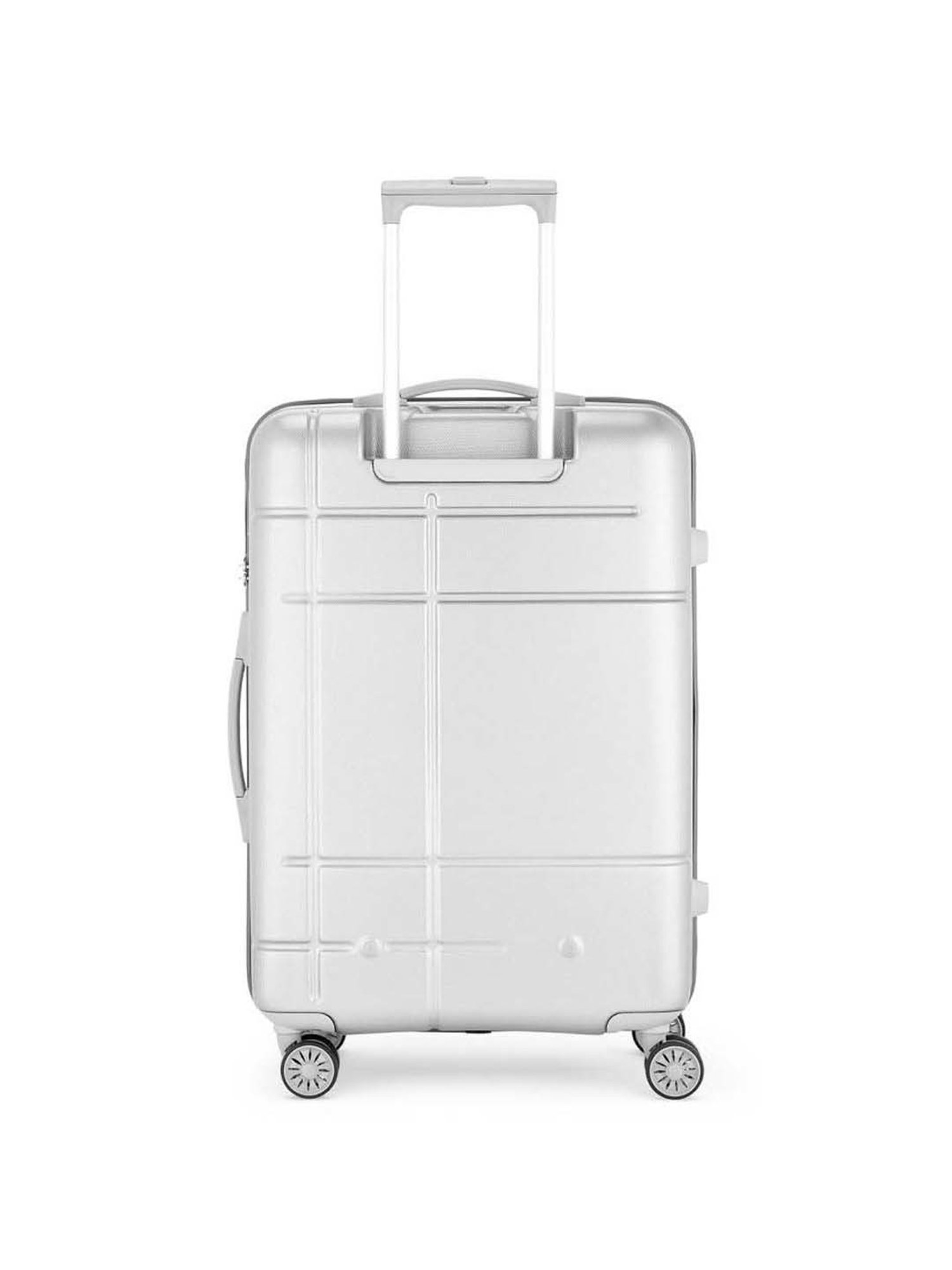 Buy VIP Zorro Silver Hard Medium Trolley Bag - 47 cm Online At