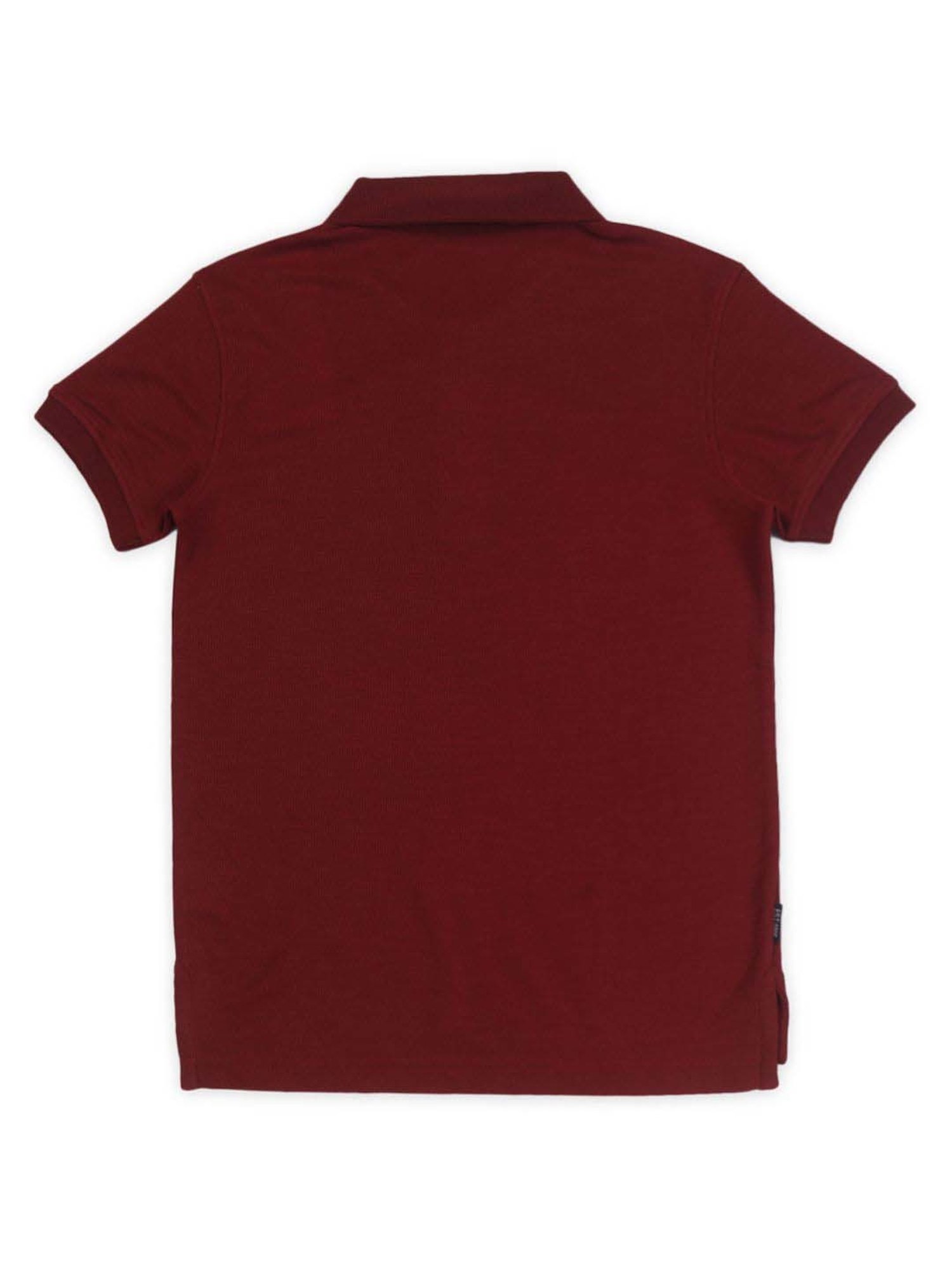 Maroon polo shirt 2024 front and back