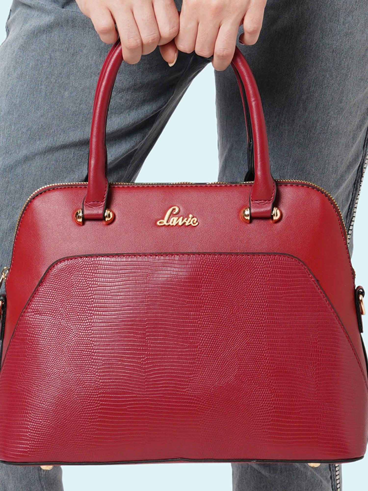 Lavie Liz Tallon Medium Satchel Maroon / Medium