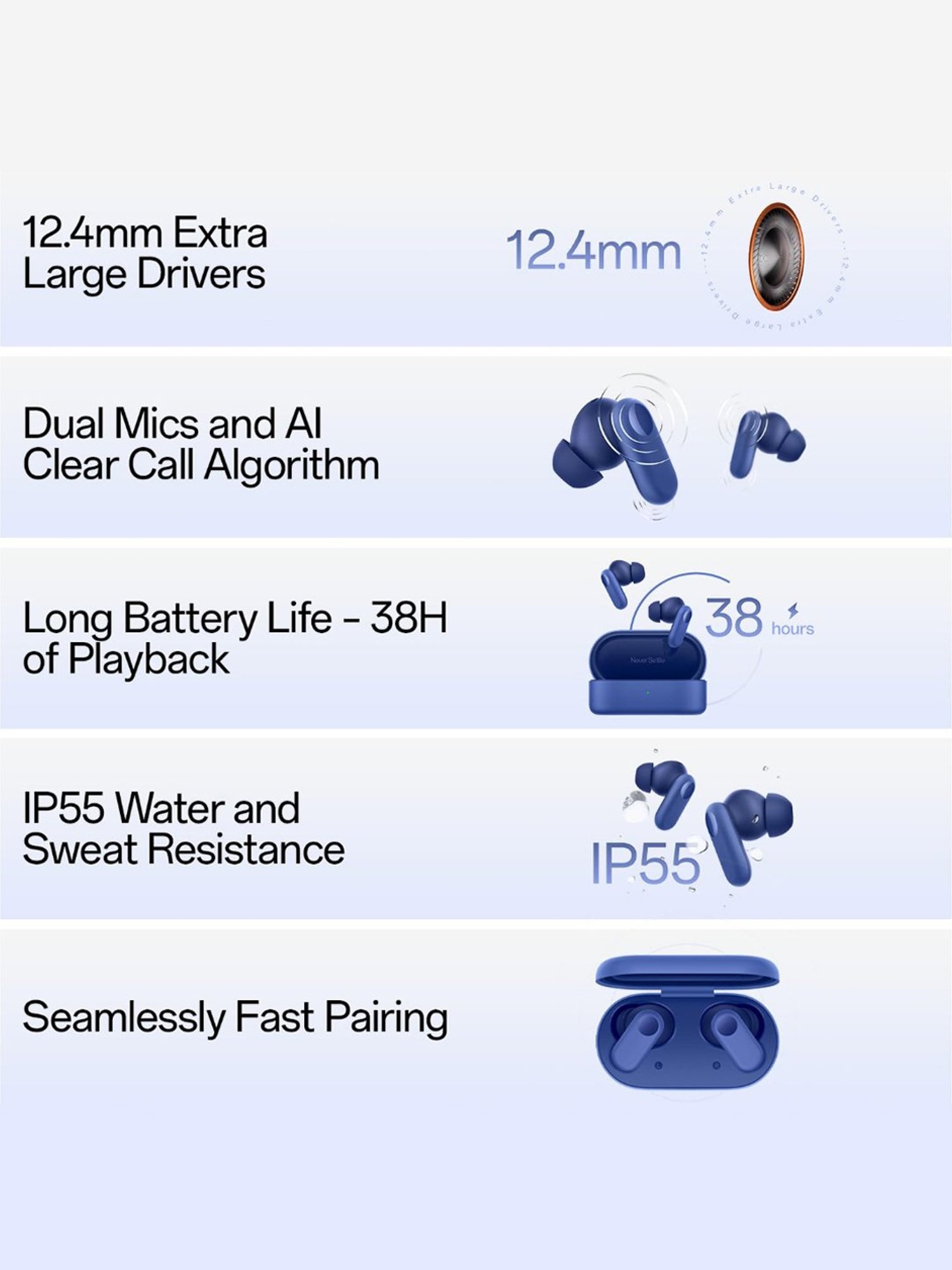 True wireless discount earbuds comparison chart