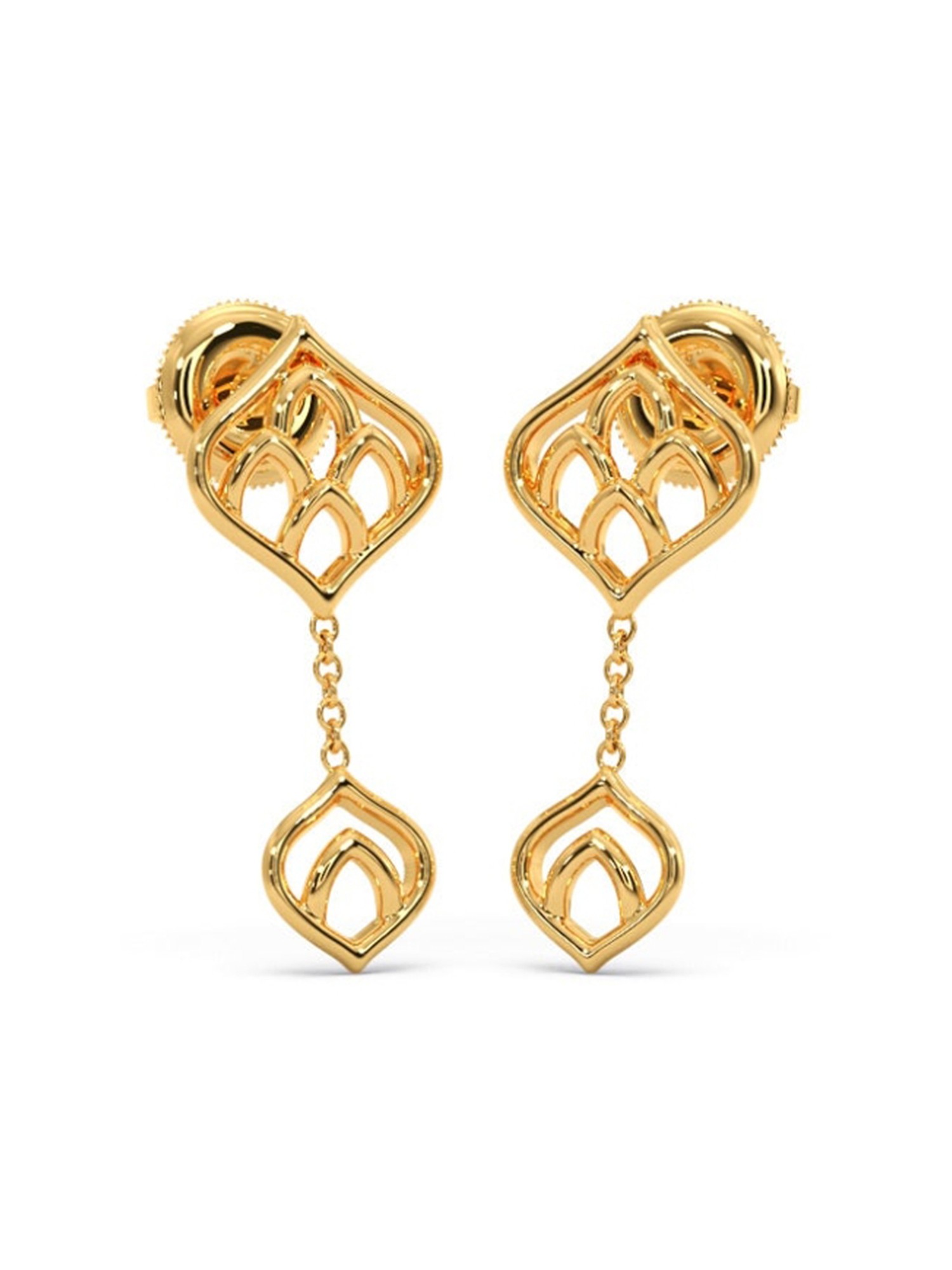 Buy Candere by Kalyan Jewellers 18k Drop Earrings Online At Best Price   Tata CLiQ