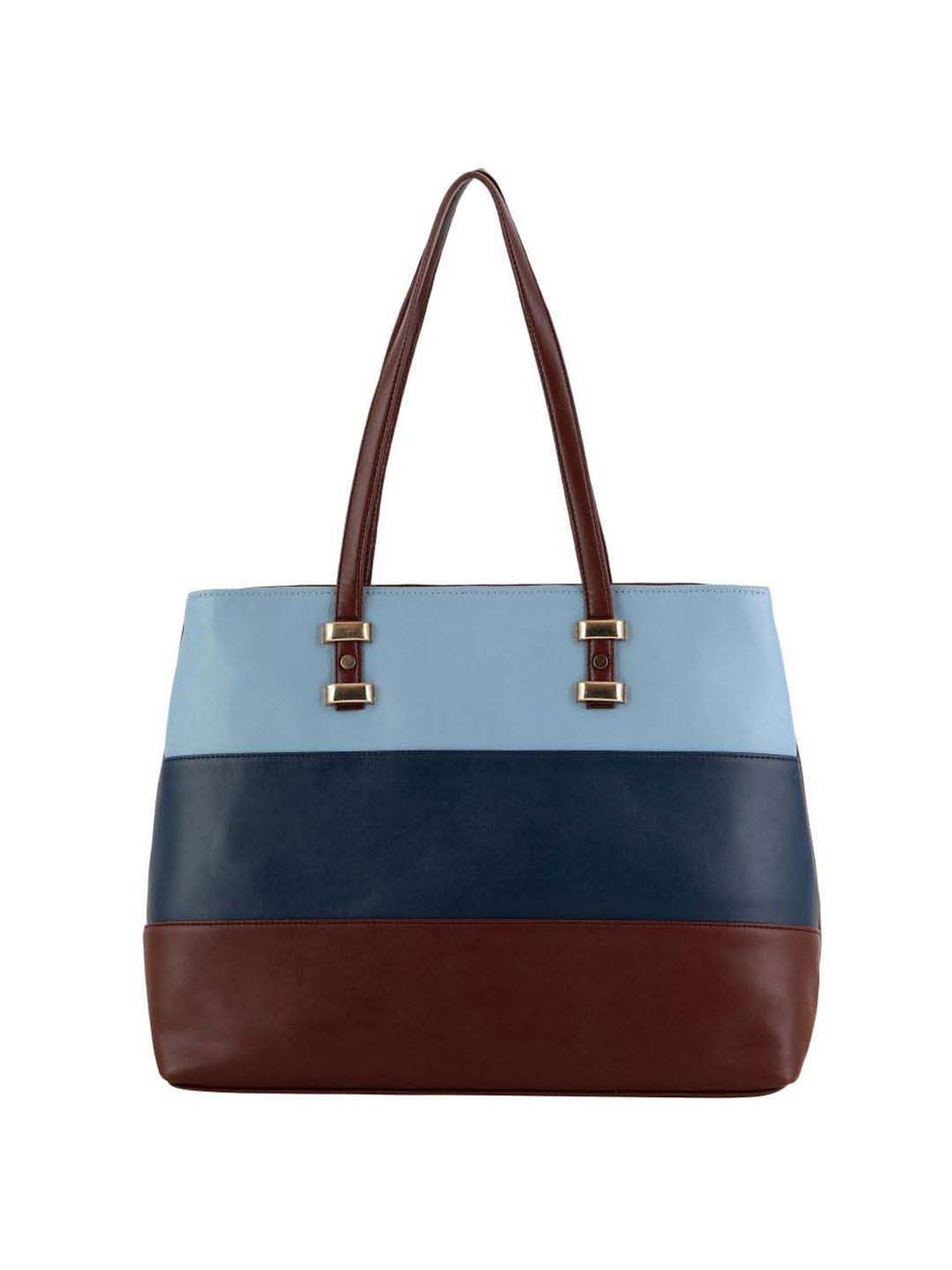 Buy Toteteca Blue Solid Large Messenger Bag Online At Best Price @ Tata CLiQ