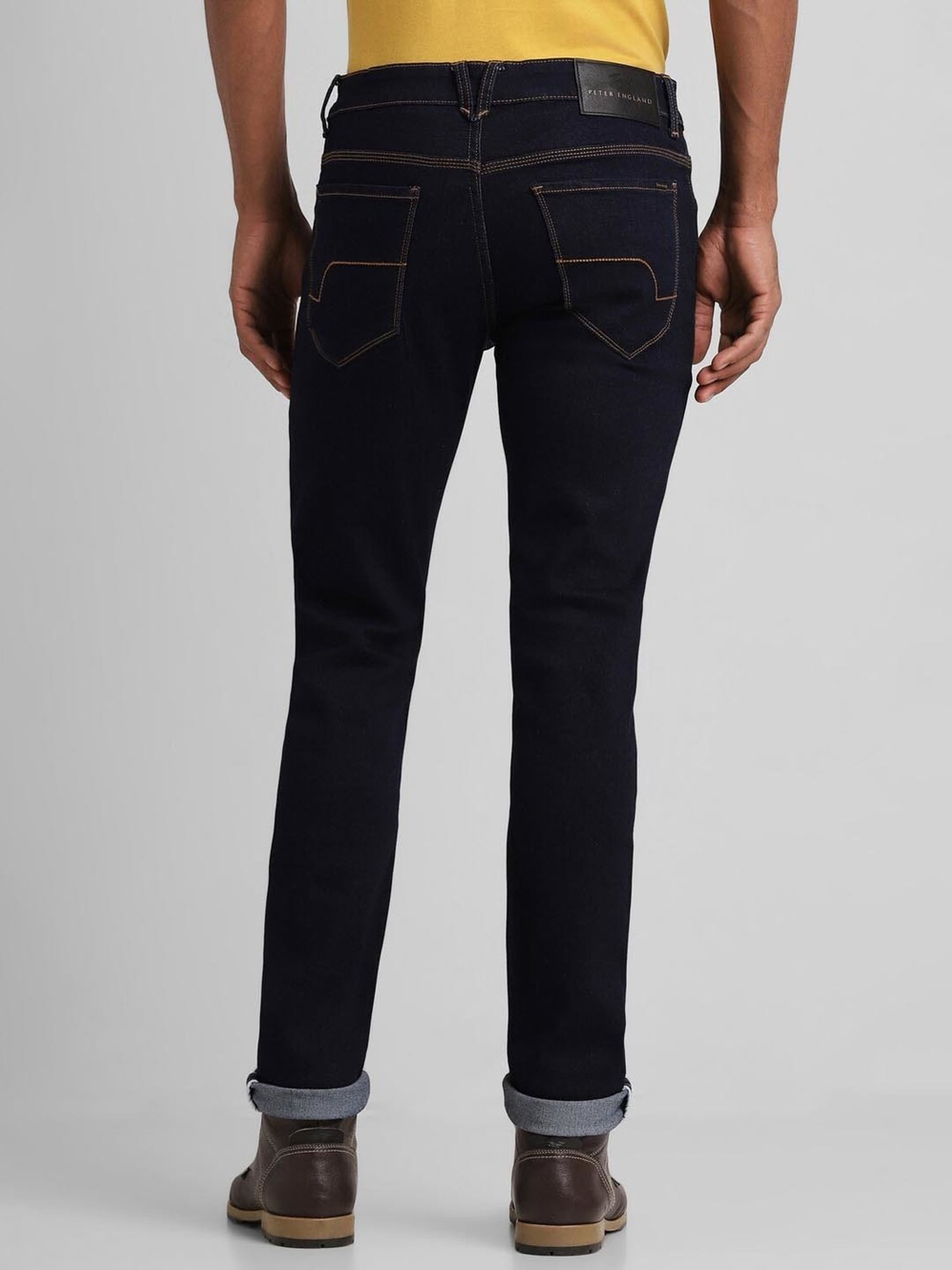 Buy Peter England Men Black Slim Fit Jeans Online at Low Prices in India -  Paytmmall.com