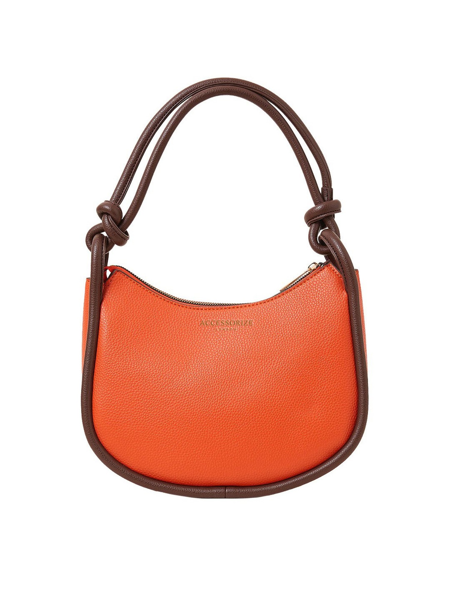 Leather handbag Coach Orange in Leather - 34528783