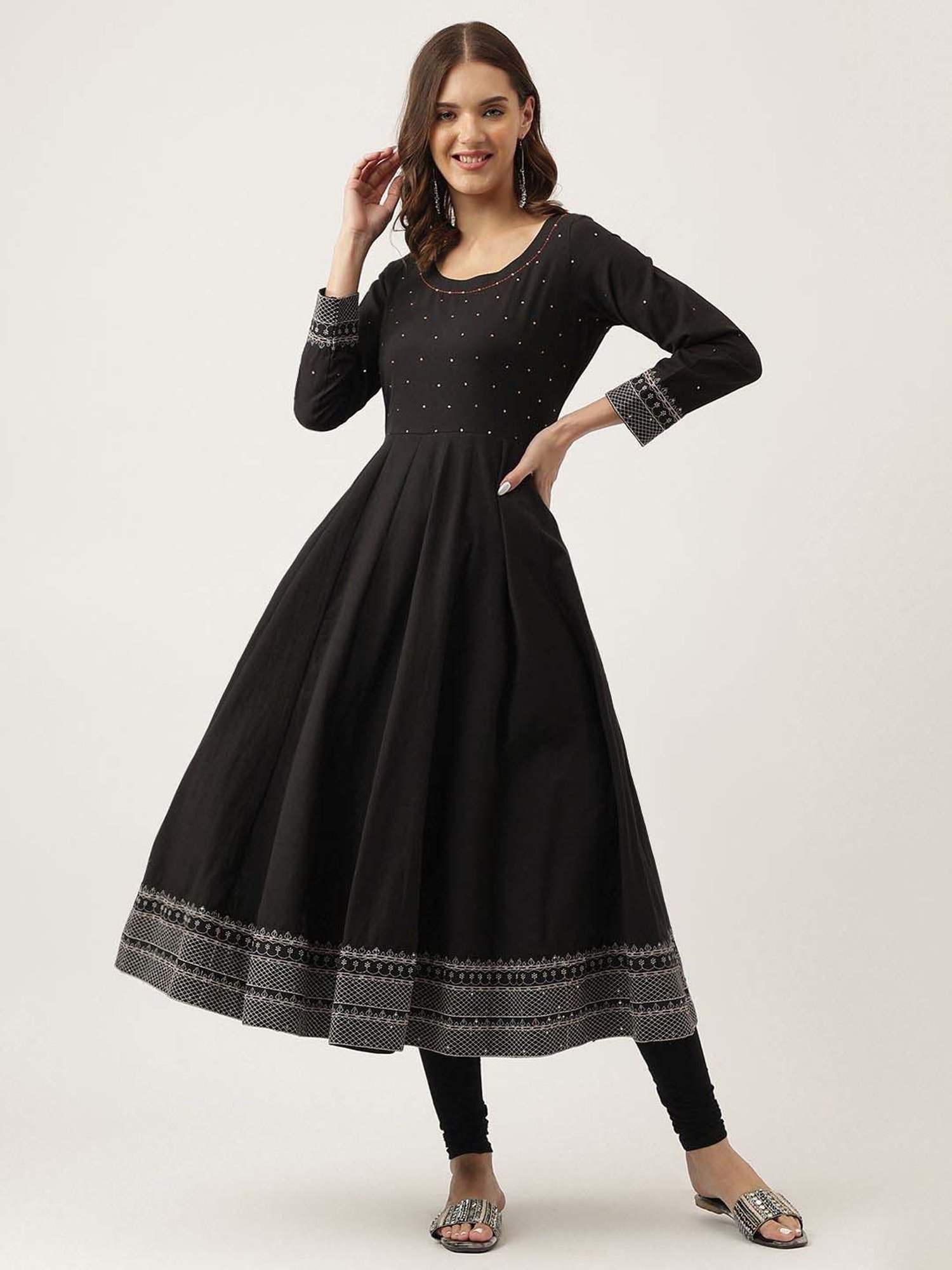 Afsana Georgette Embroidered Gown/Anarkali Kurta & Bottom Material Price in  India - Buy Afsana Georgette Embroidered Gown/Anarkali Kurta & Bottom  Material online at Flipkart.com