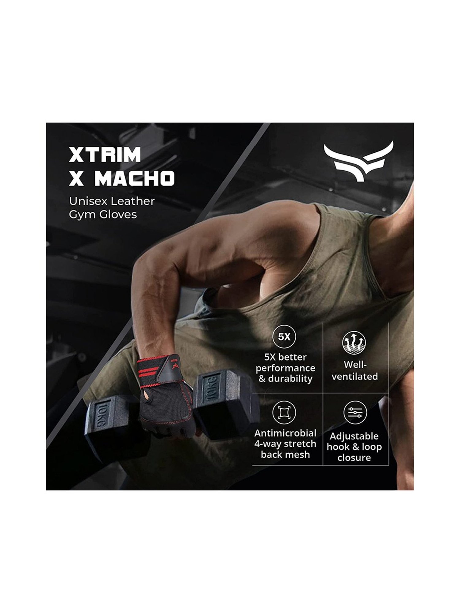 Xtrim discount gym gloves