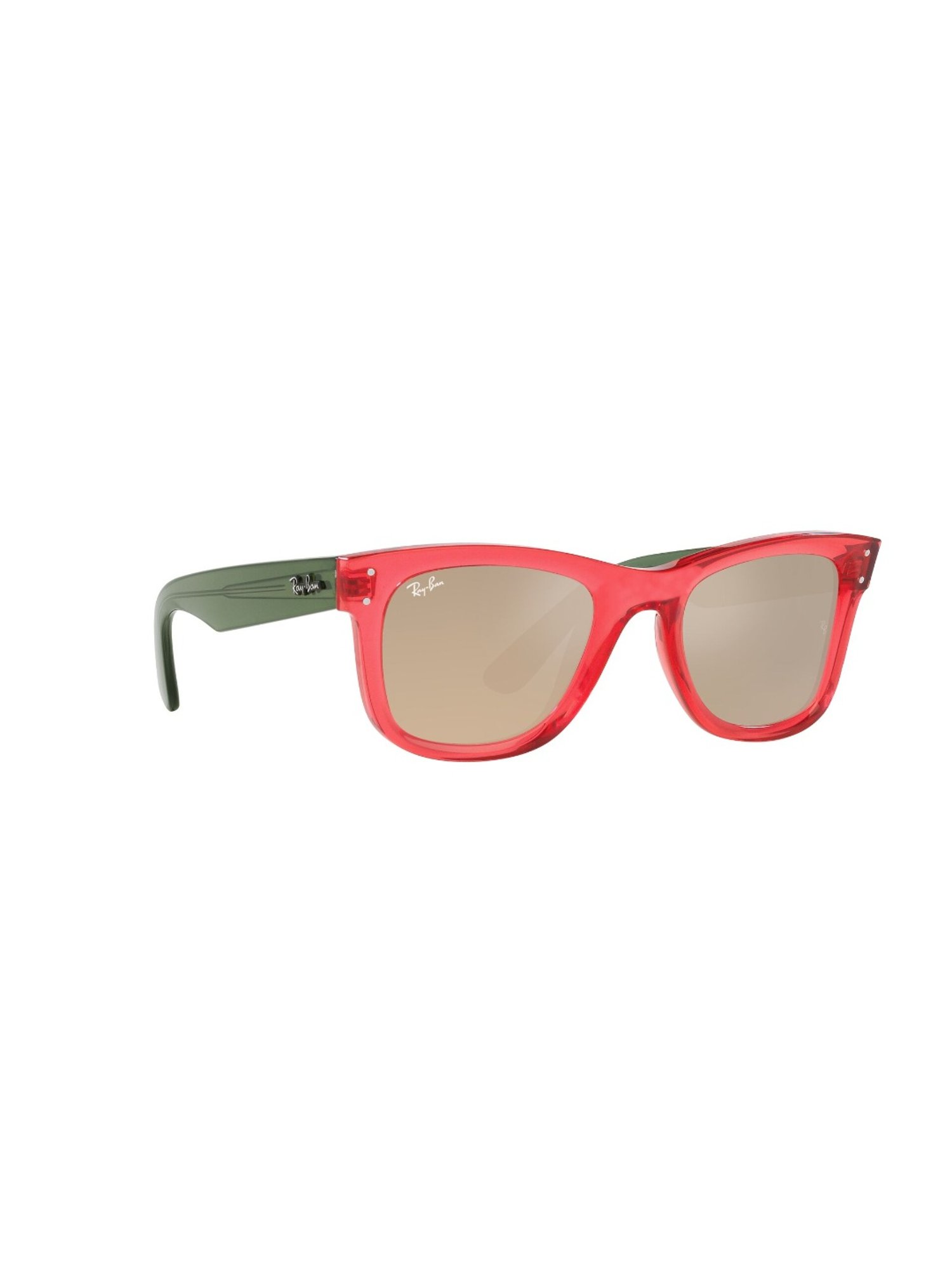 MEGA WAYFARER Sunglasses in Transparent Pink and Red - RB0840S | Ray-Ban® US
