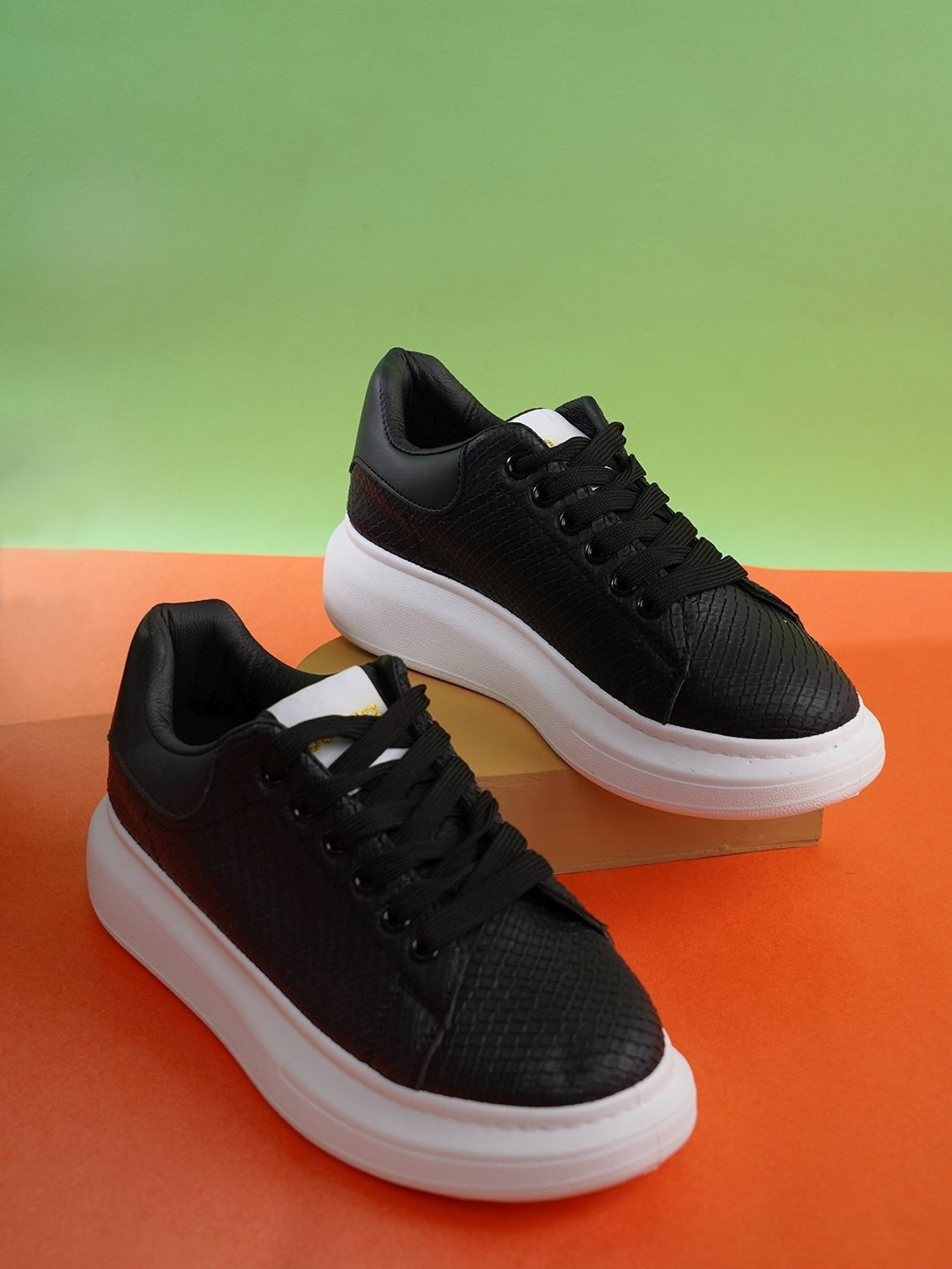 Buy Black & White Sneakers for Men by BONKERZ Online
