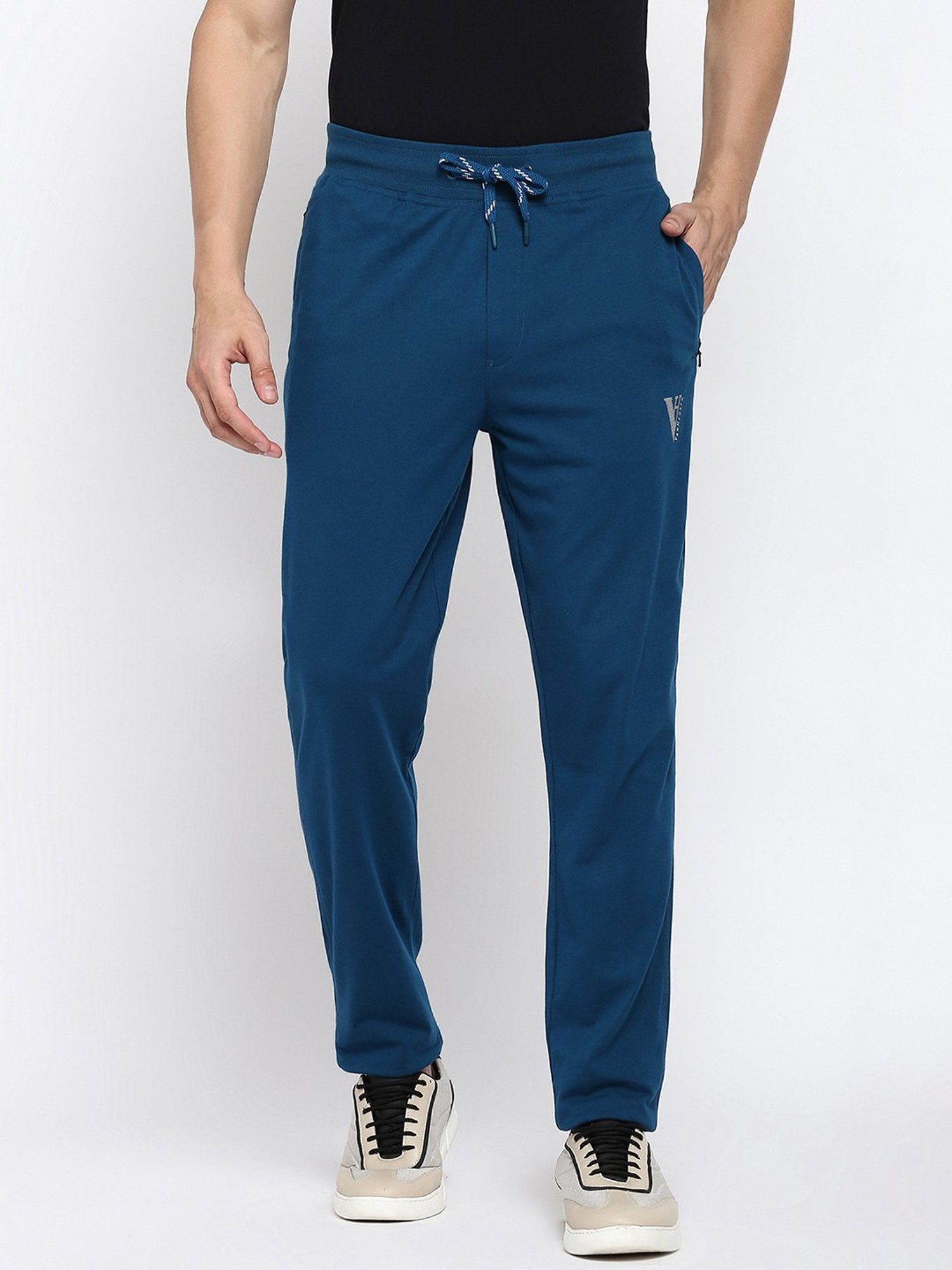 Buy NEUDIS Royal Blue Regular Fit Trackpants for Men Online  Tata CLiQ