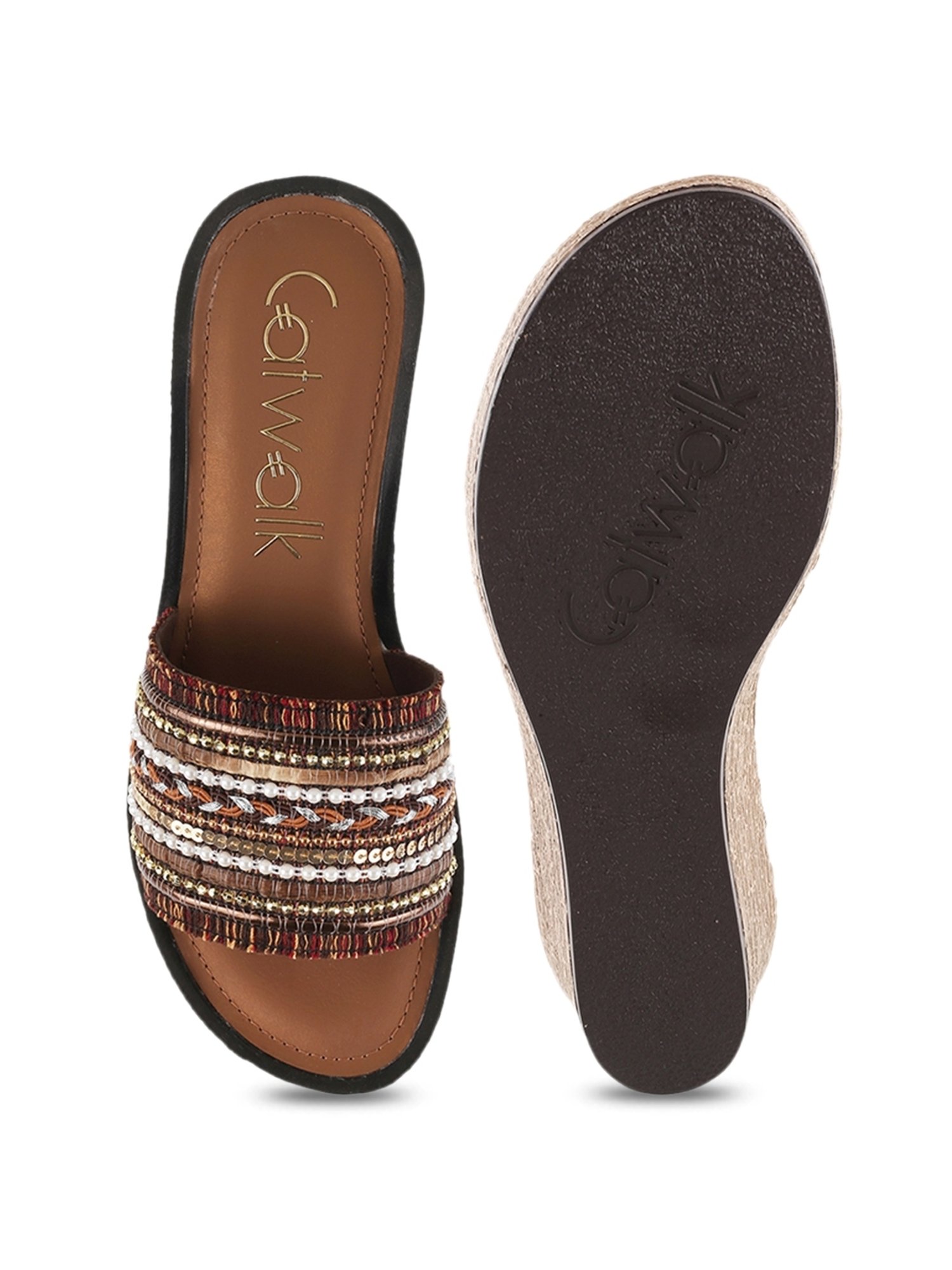 Buy Catwalk Women's Brown Casual Sandals for Women at Best Price @ Tata CLiQ