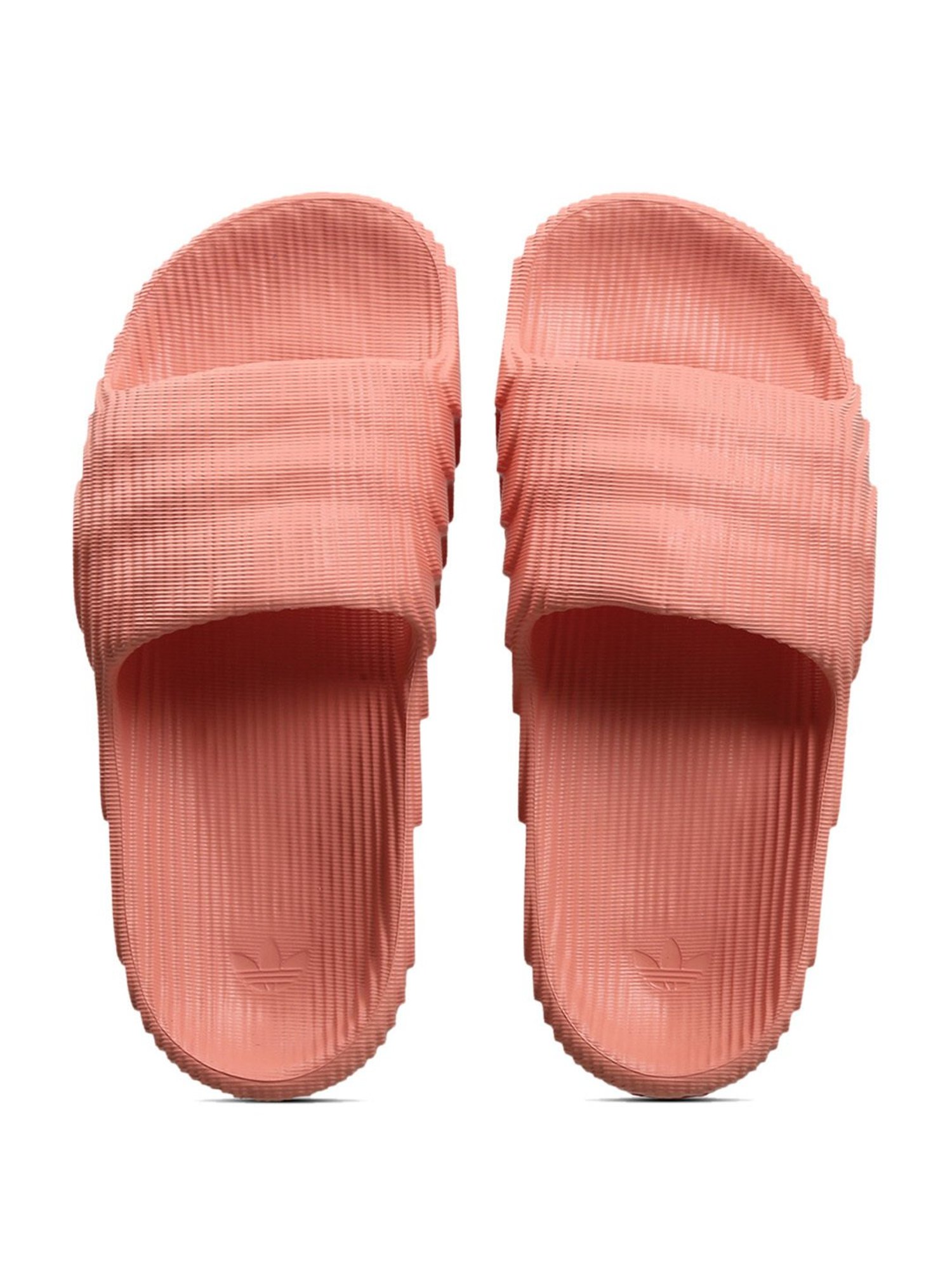 Adidas raw pink online slides